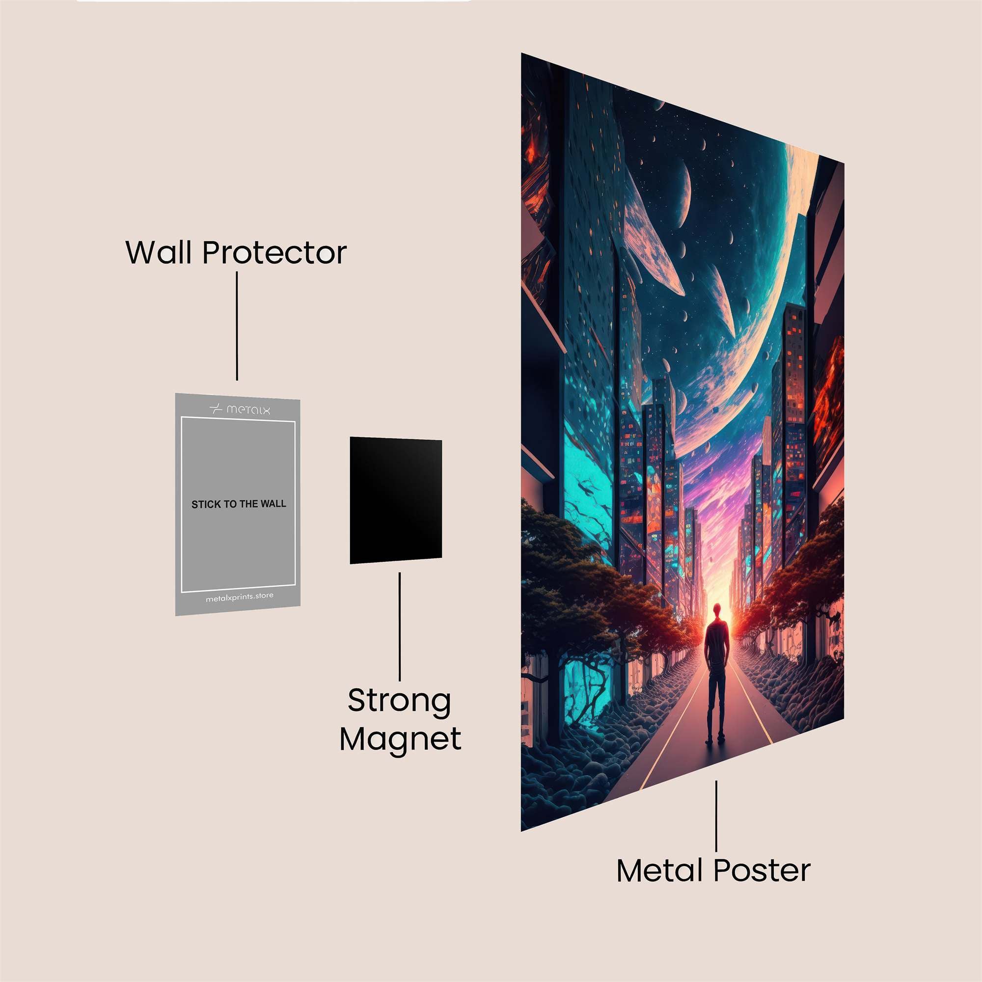 Cosmic Odyssey Safe Wall Magnetic / M