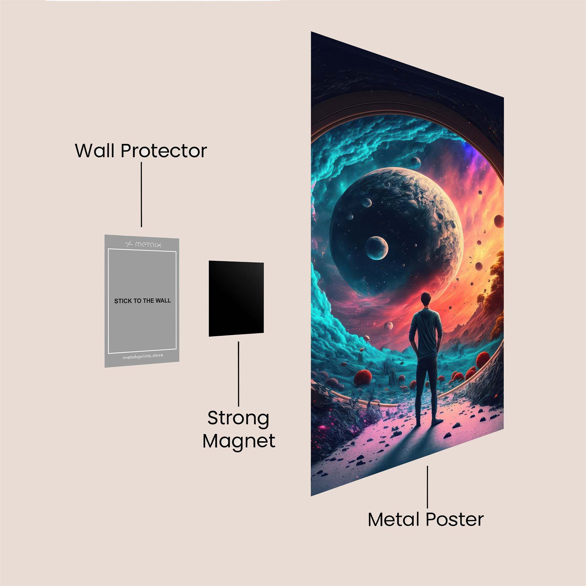 Cosmic Wonder Safe Wall Magnetic / M