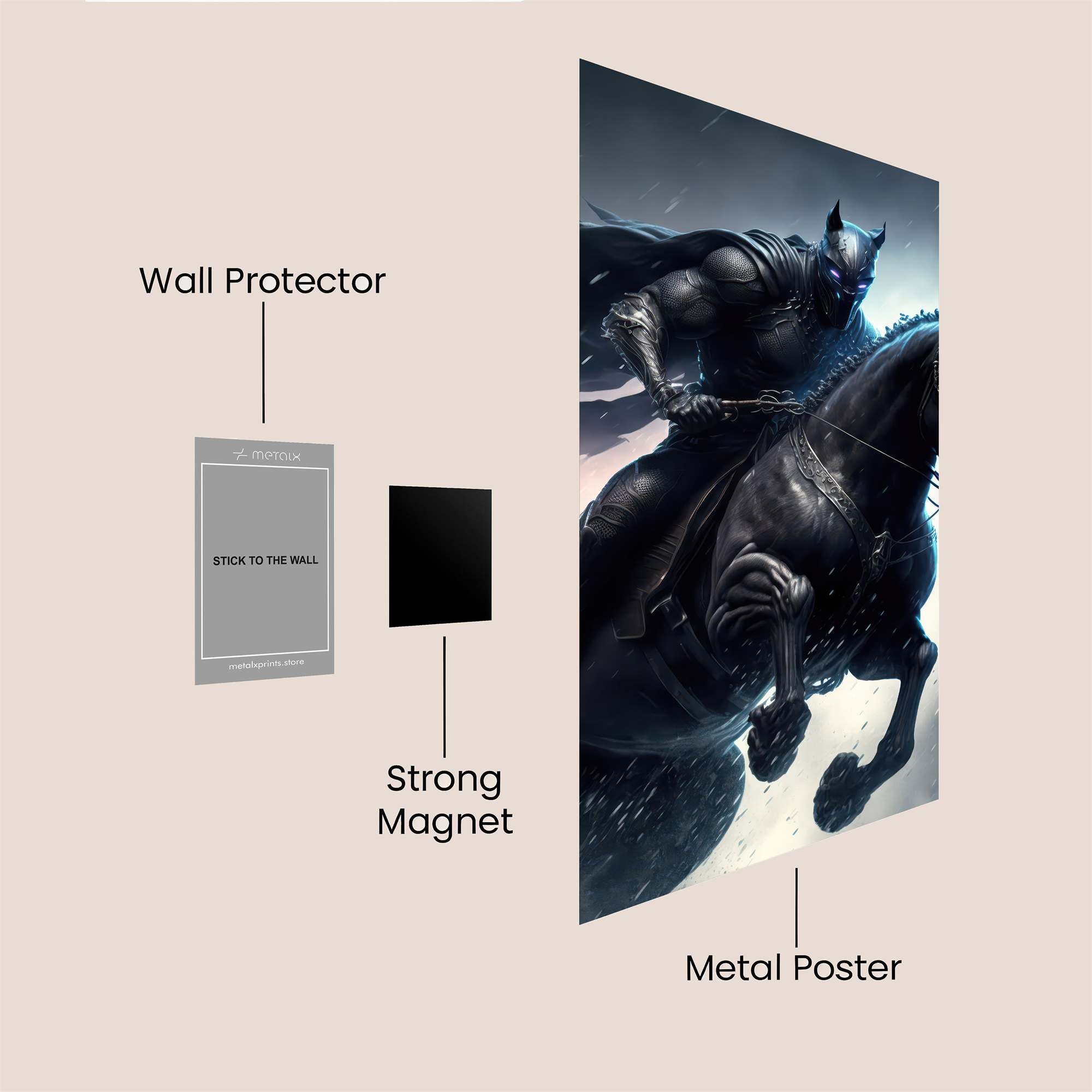 Batman Gallant Safe Wall Magnetic / M