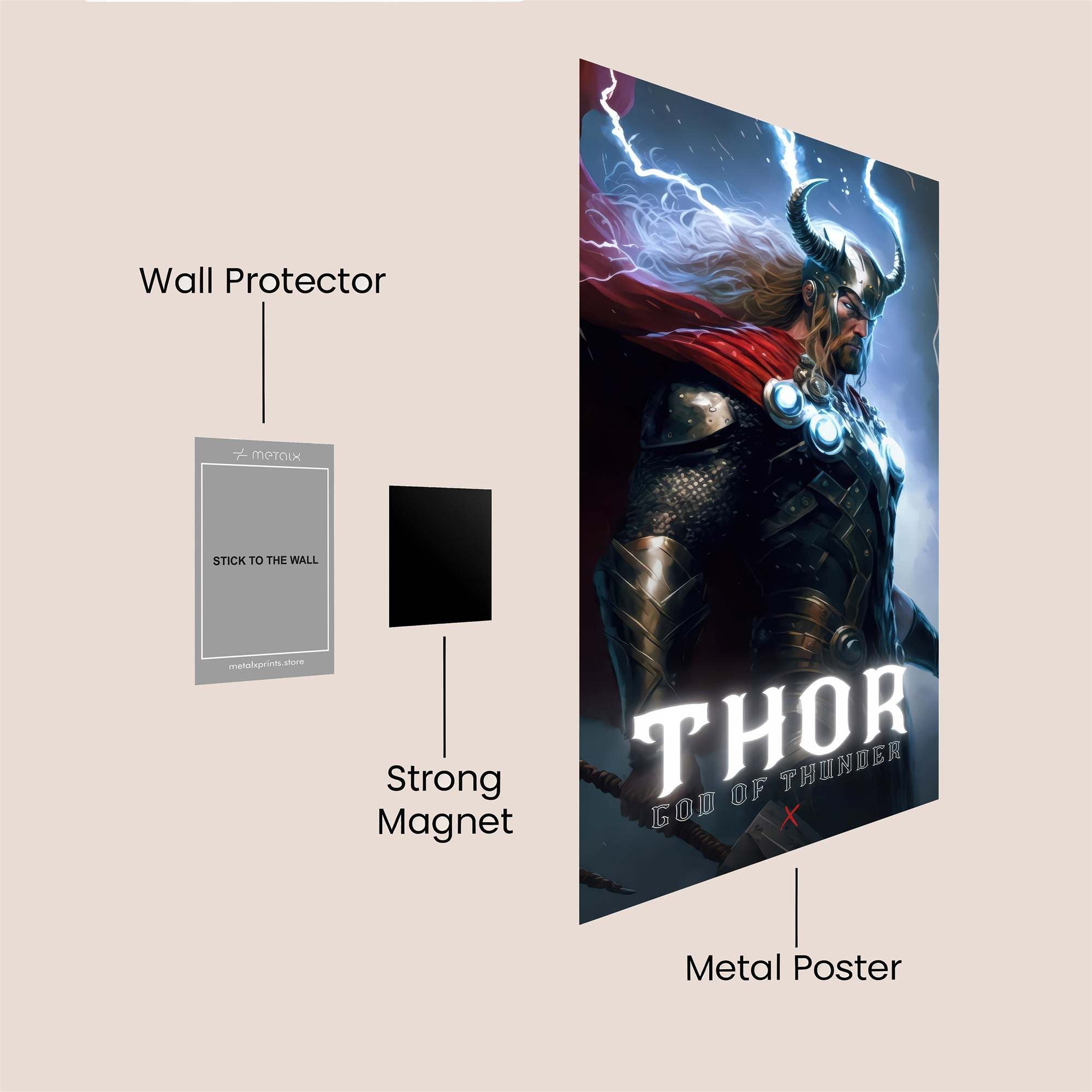 Moonlit Enchantment Safe Wall Magnetic / M