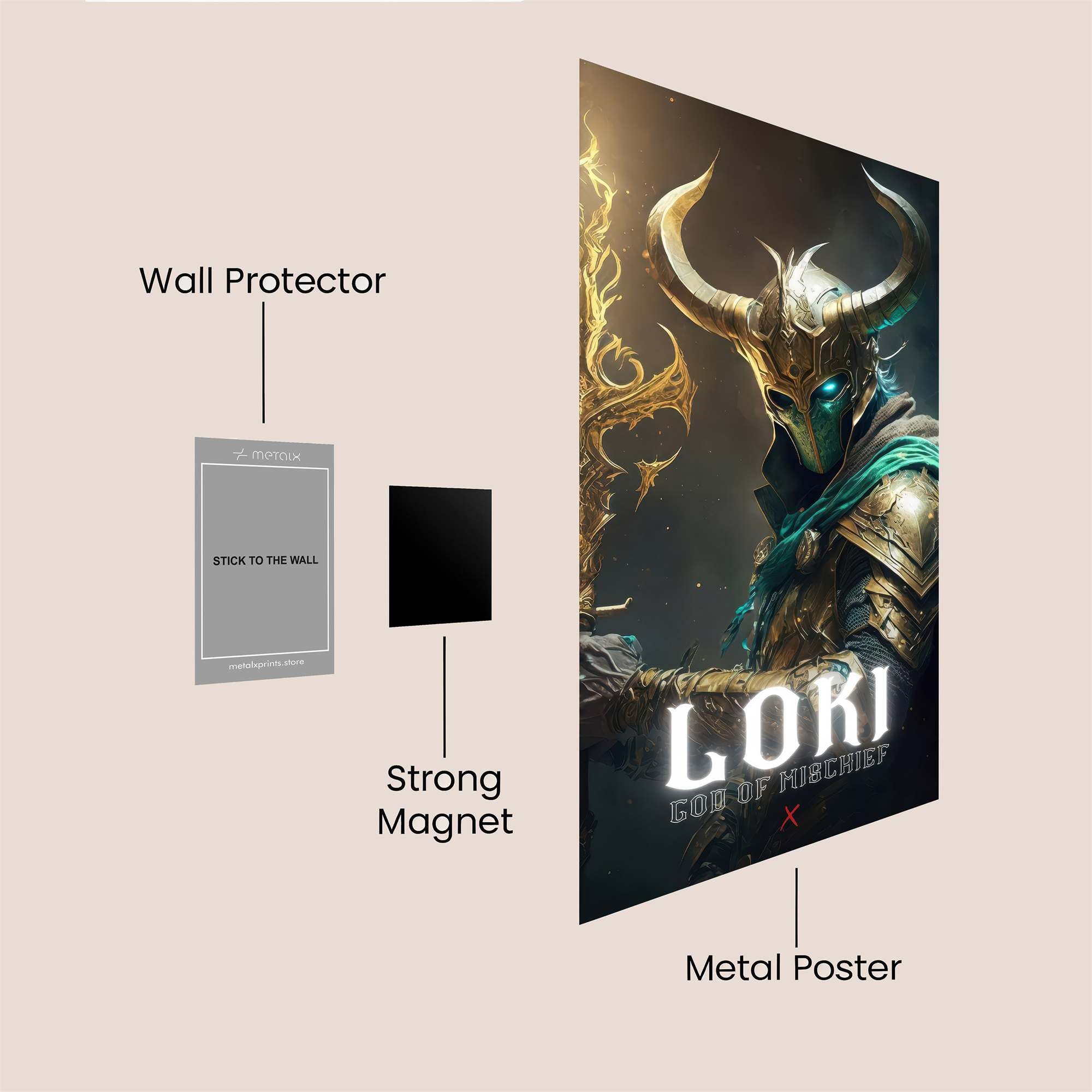 Neo Resolute Safe Wall Magnetic / M