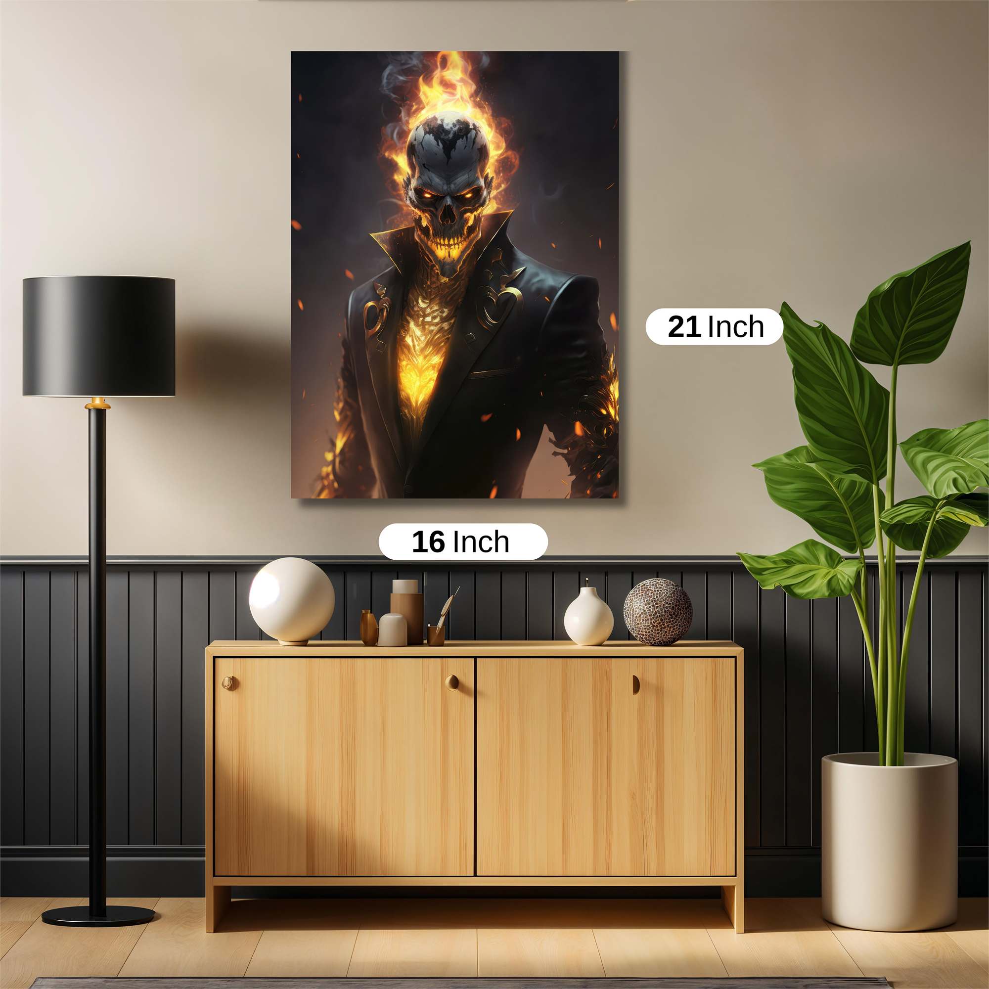 Ghost Rider - Inferno Safe Wall Magnetic / M
