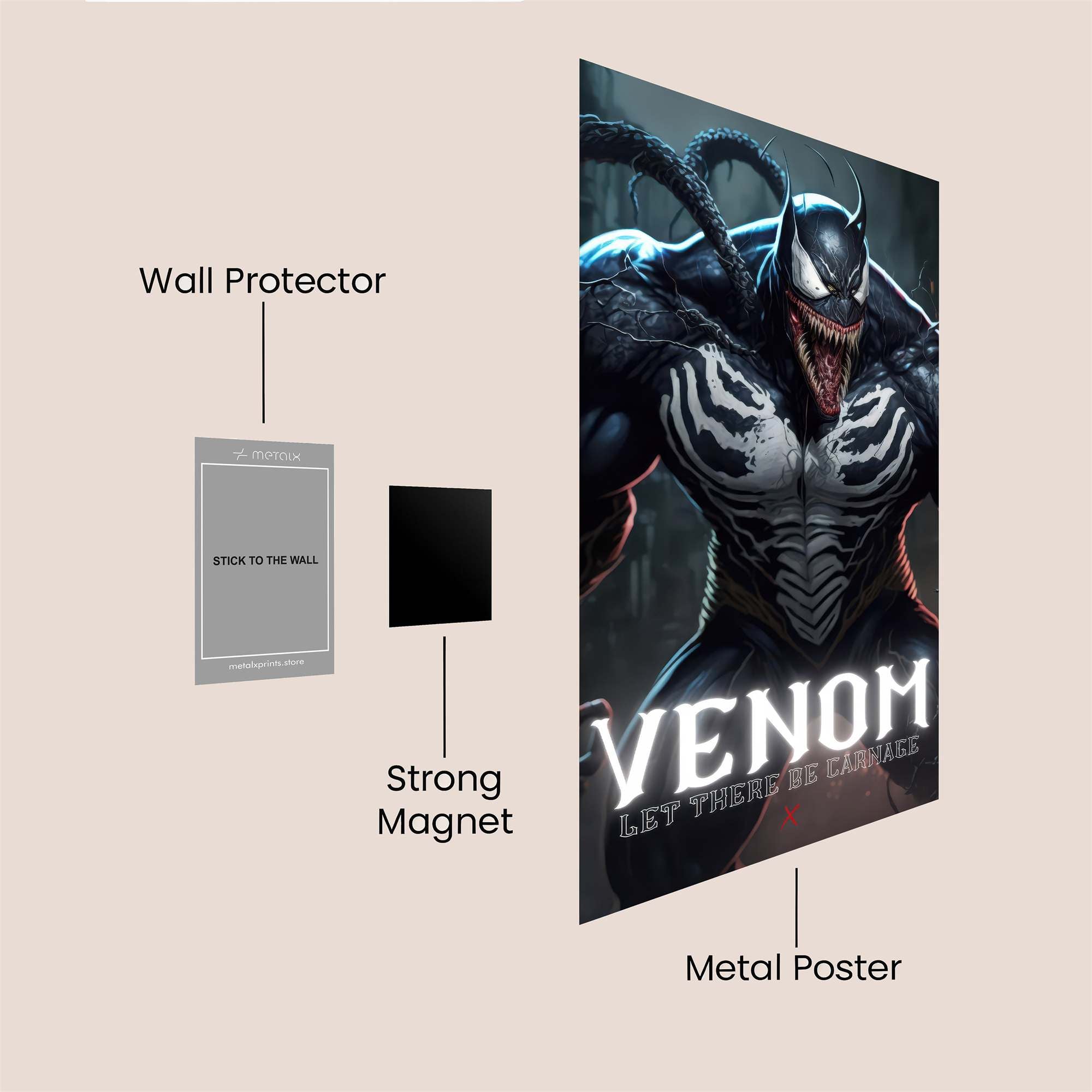 Ghost Rider: Infernal Safe Wall Magnetic / M