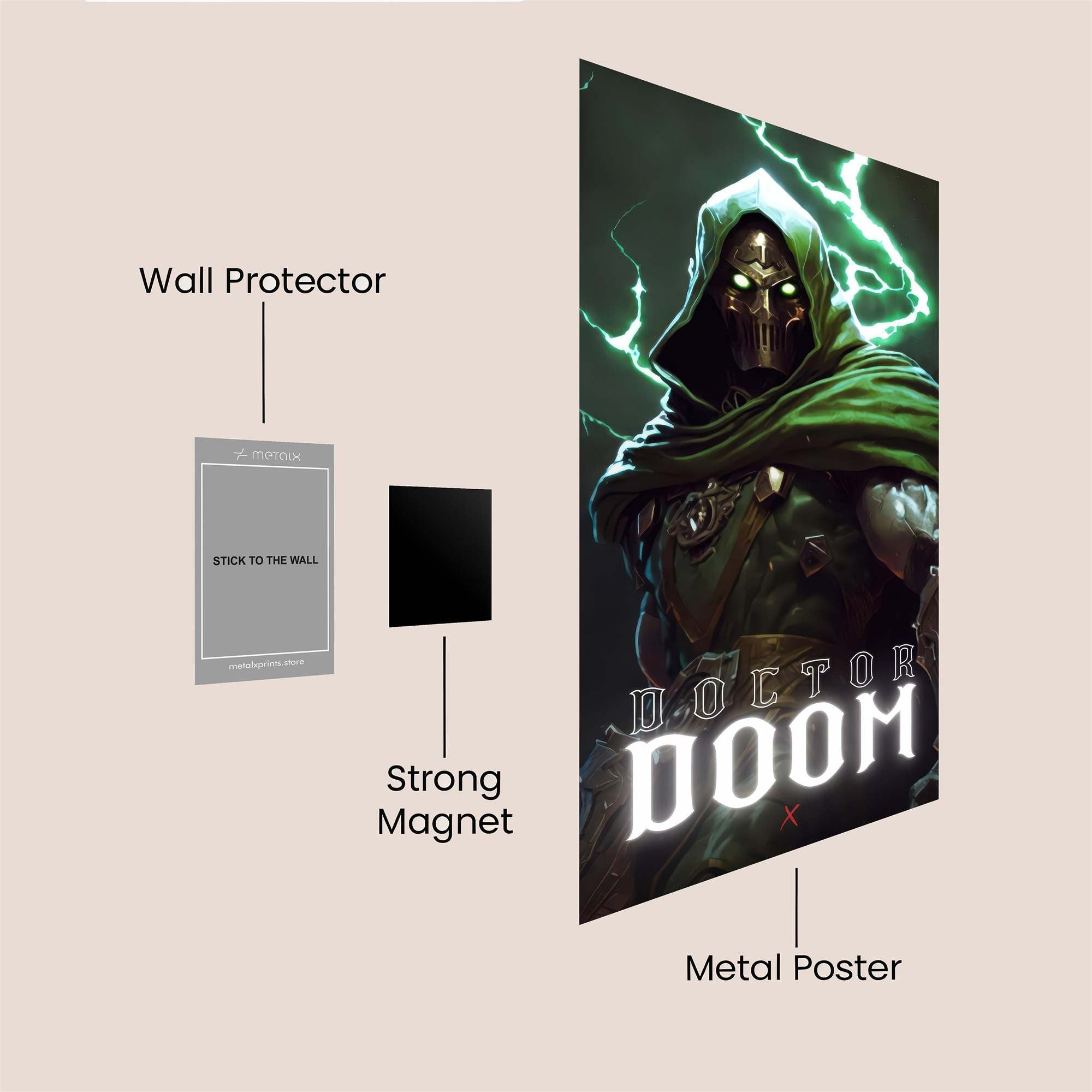 Ghost Rider - Inferno Safe Wall Magnetic / M