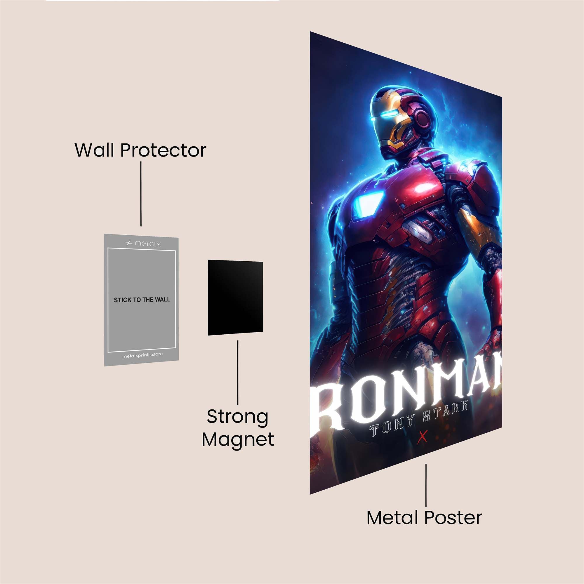 Batman Resolute Safe Wall Magnetic / M