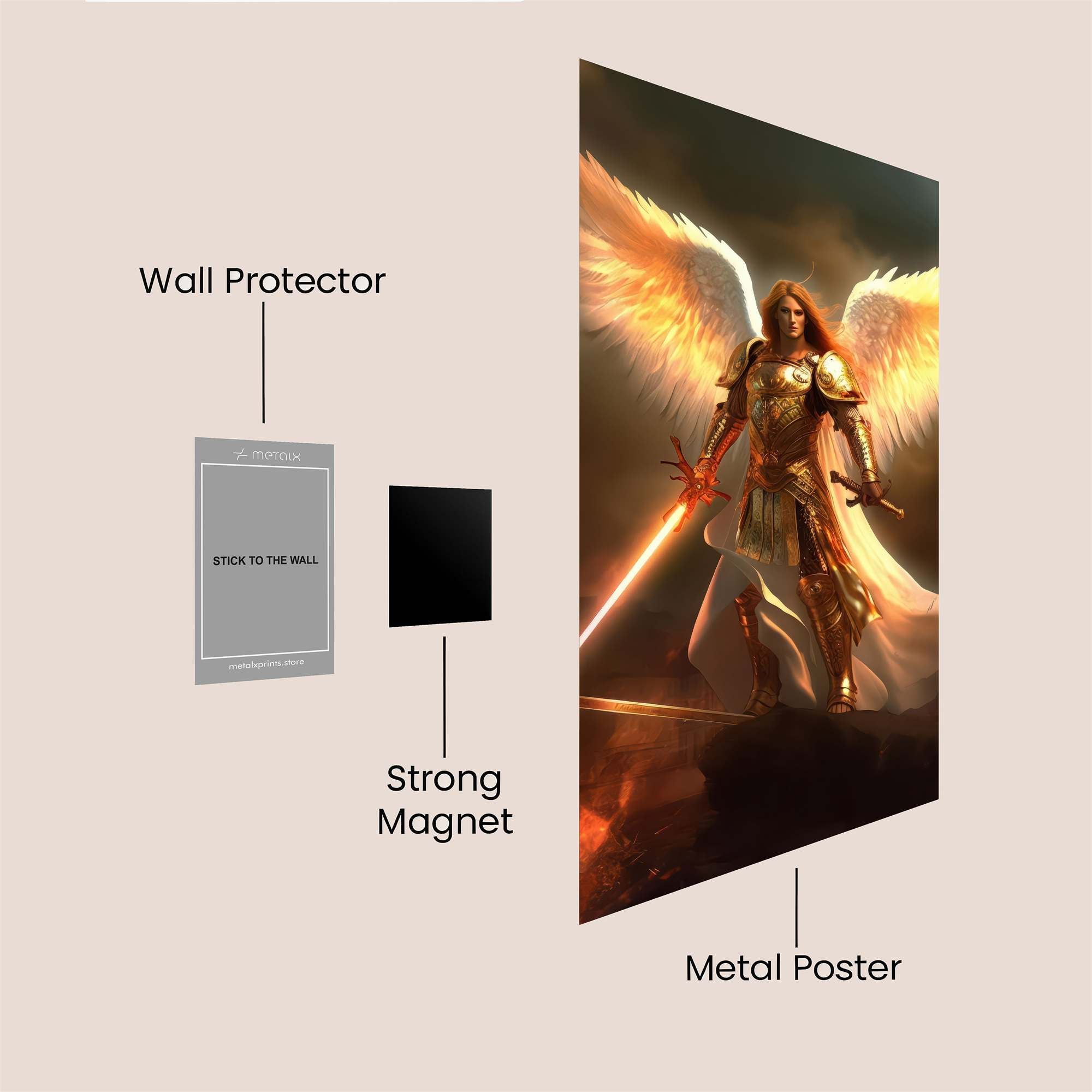 Archangel Radiant Safe Wall Magnetic / M