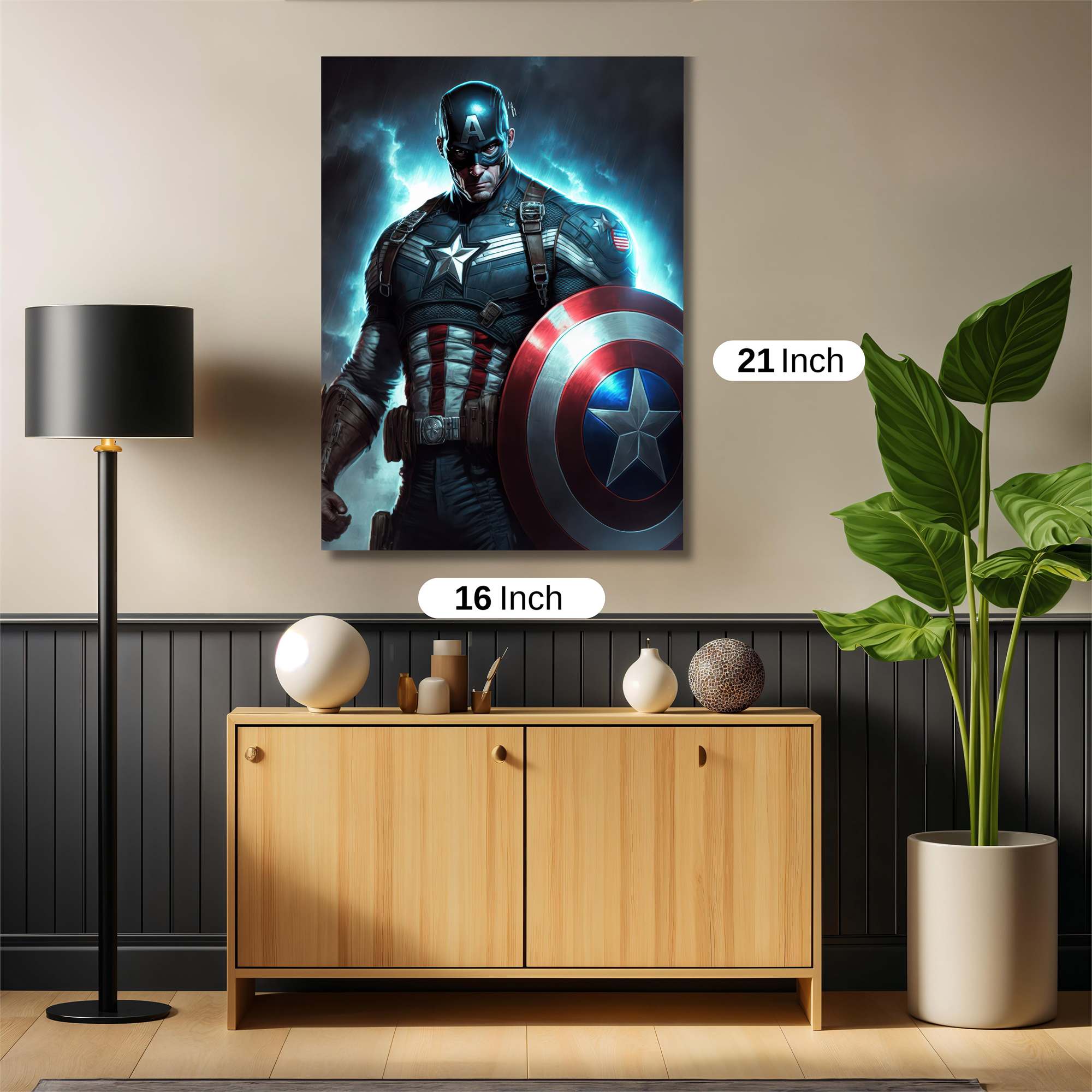 Captain Resolute Safe Wall Magnetic / M