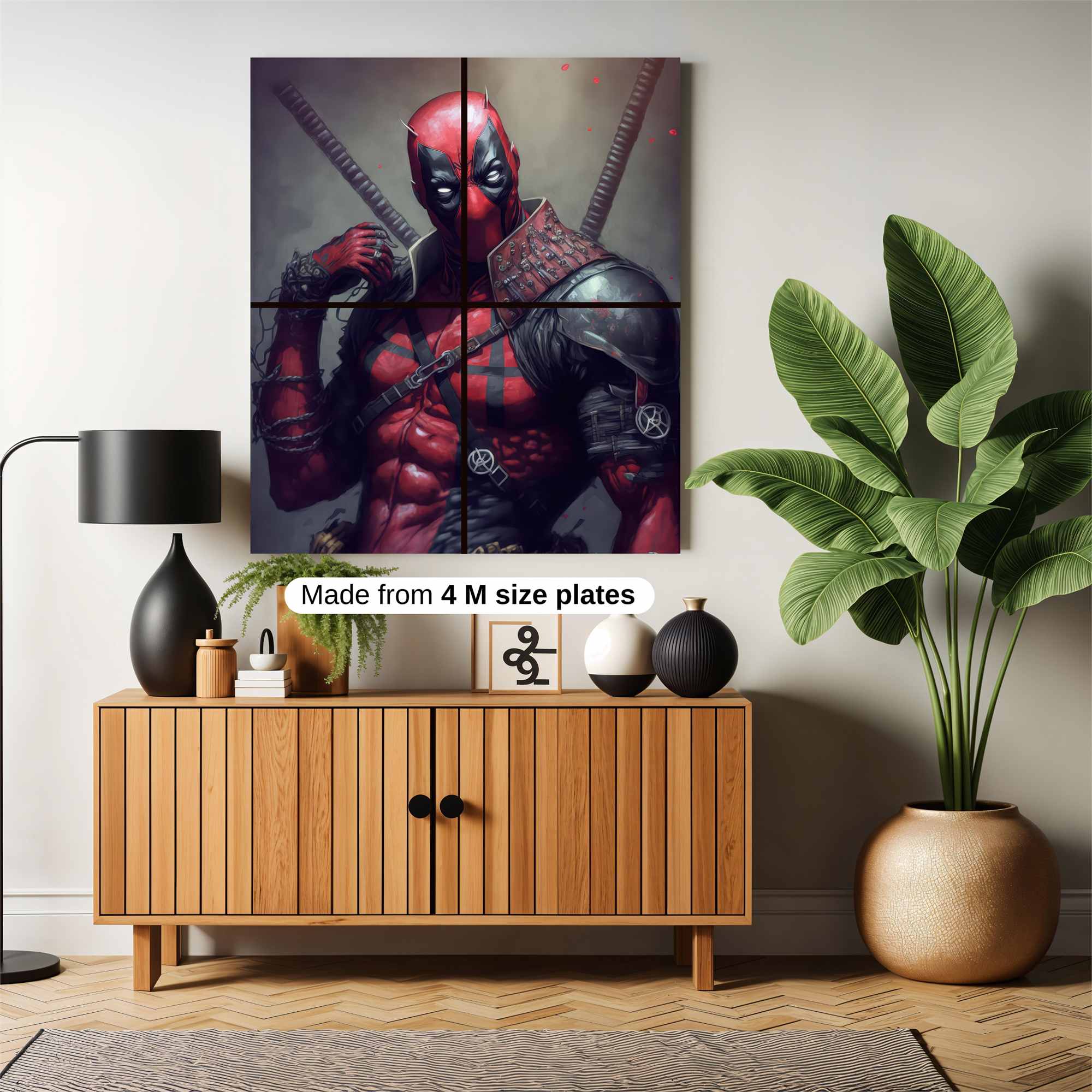 Deadpool Defiant Safe Wall Magnetic / M
