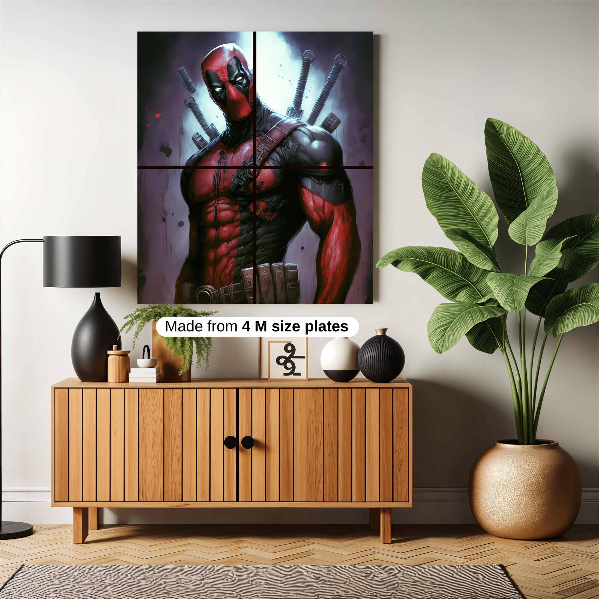 Deadpool Menacing Safe Wall Magnetic / M