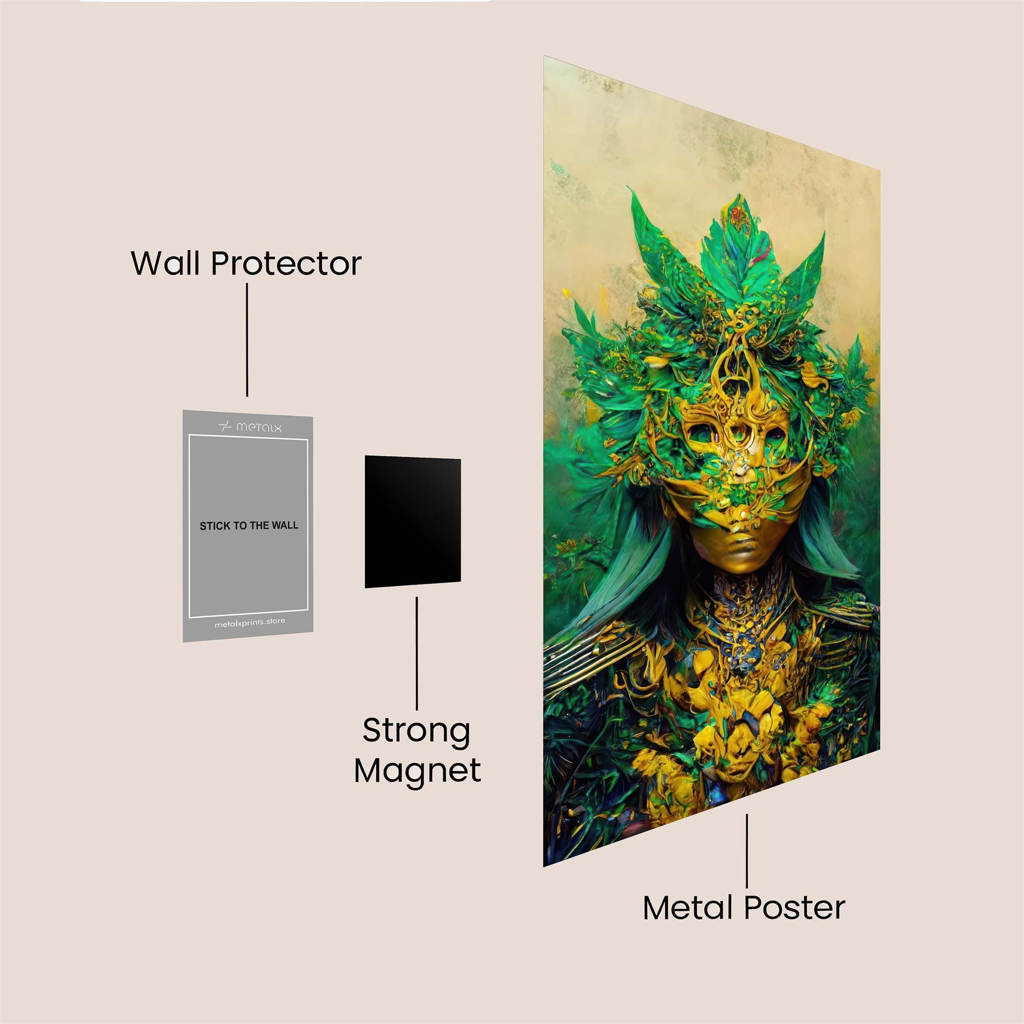 Nature's Majesty Safe Wall Magnetic / M