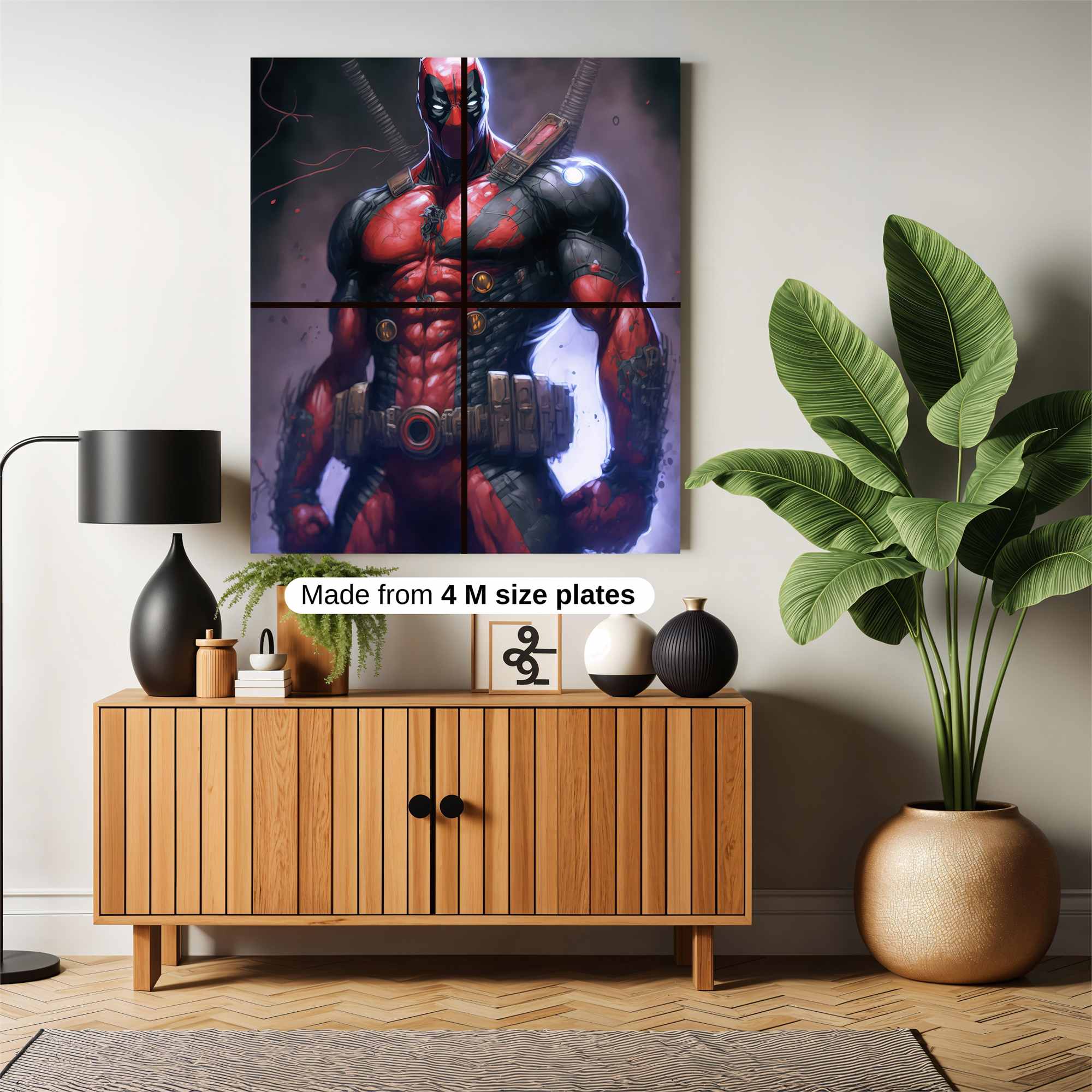 Deadpool Menace Safe Wall Magnetic / M