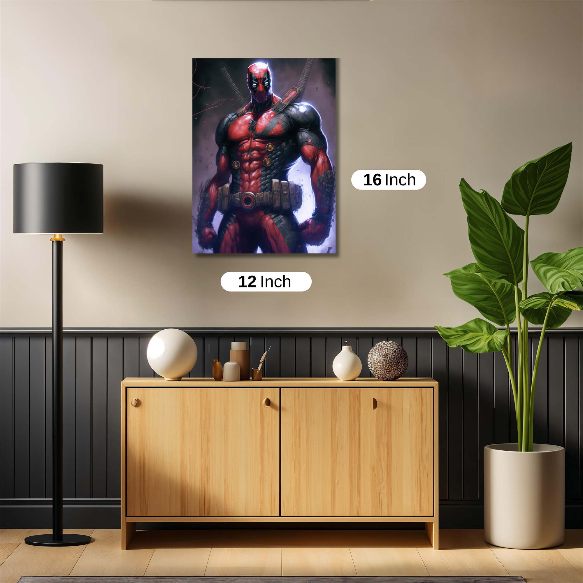 Deadpool Menace Safe Wall Magnetic / M
