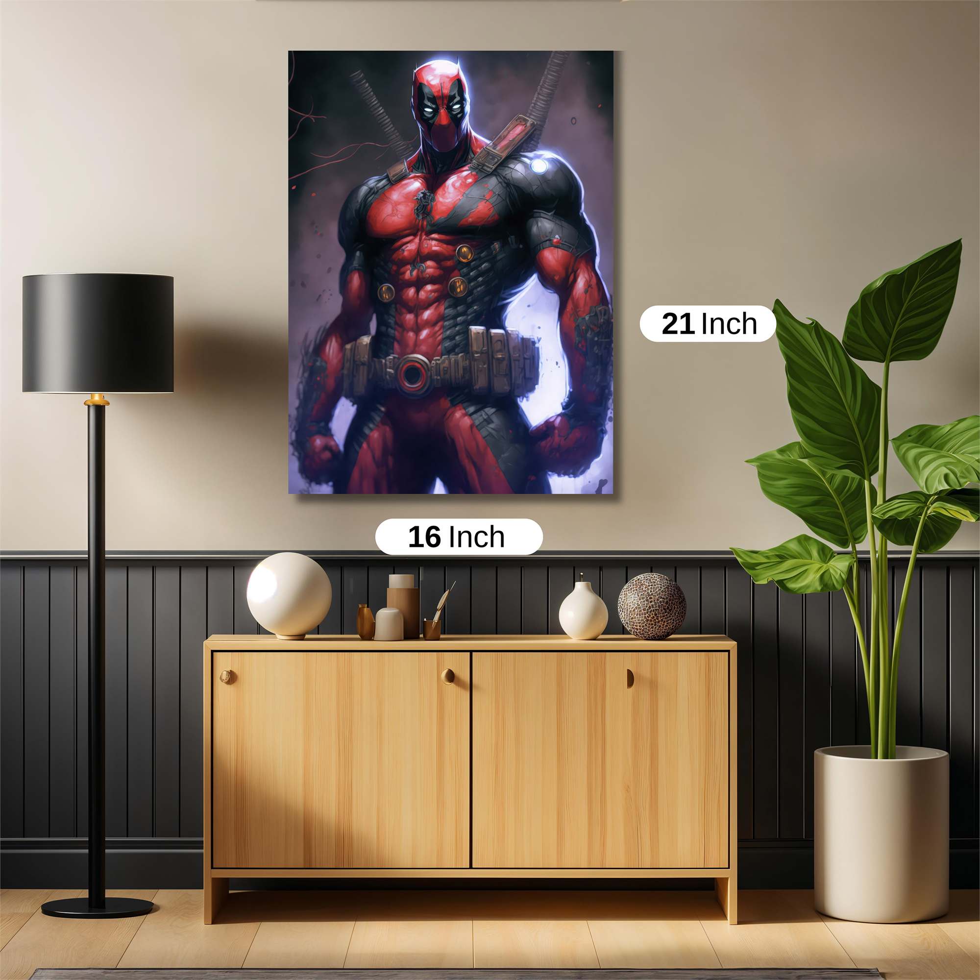 Deadpool Menace Safe Wall Magnetic / M