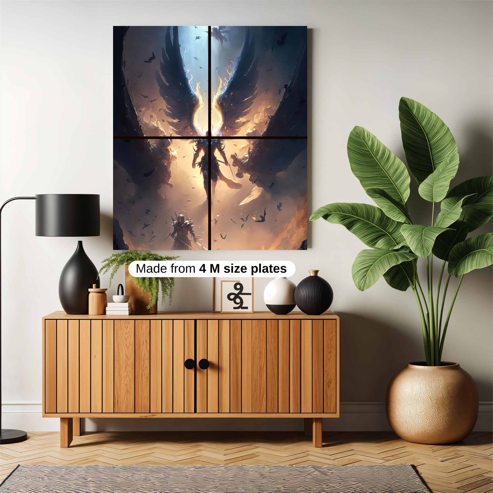 Angel Ascending Safe Wall Magnetic / M