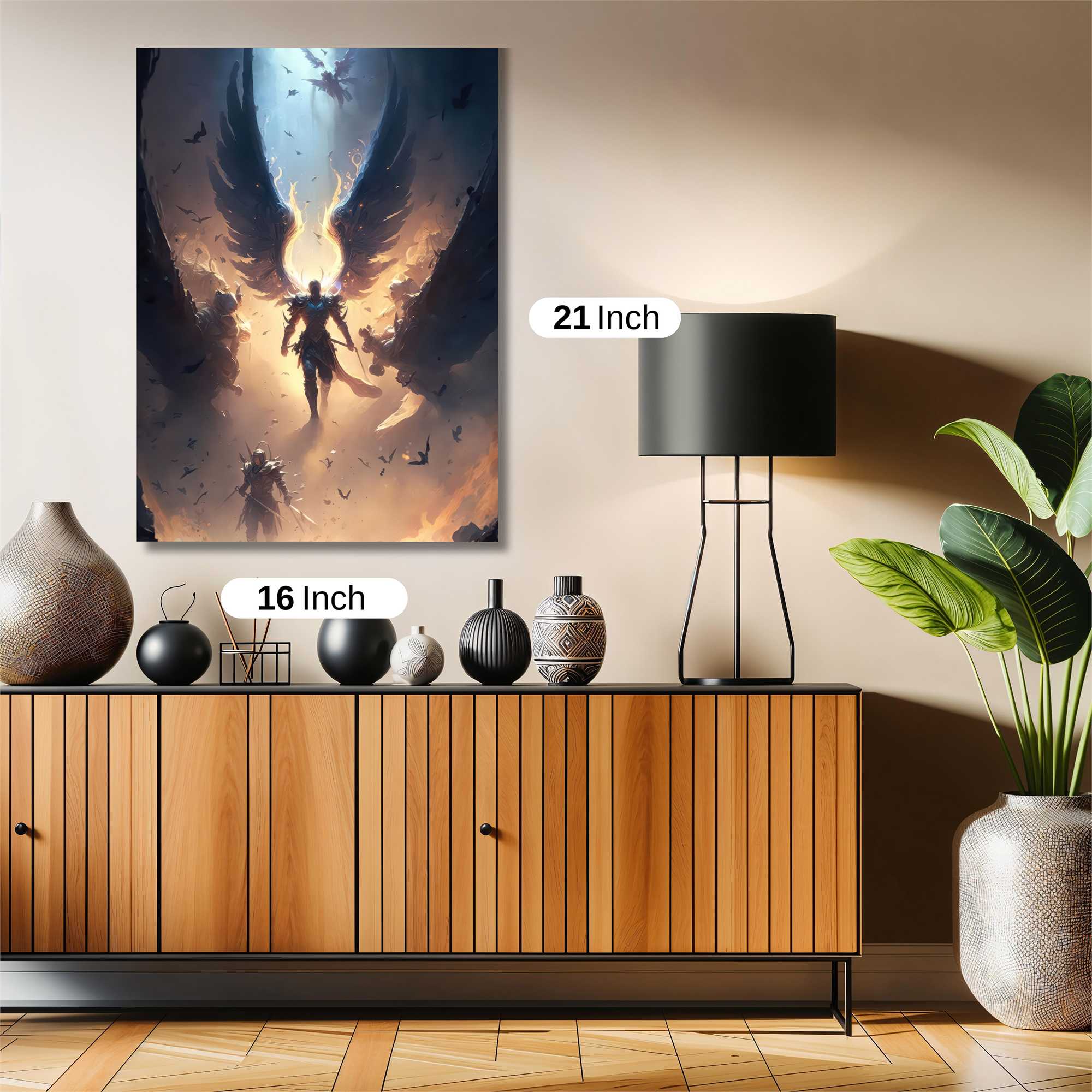 Angel Ascending Safe Wall Magnetic / M