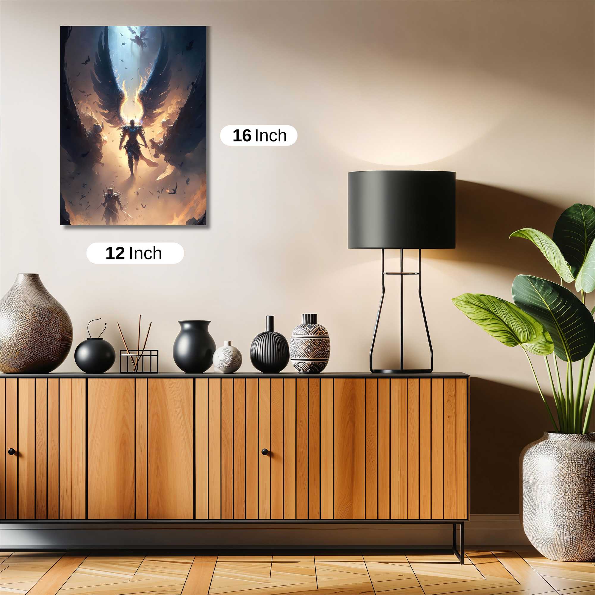 Angel Ascending Safe Wall Magnetic / M