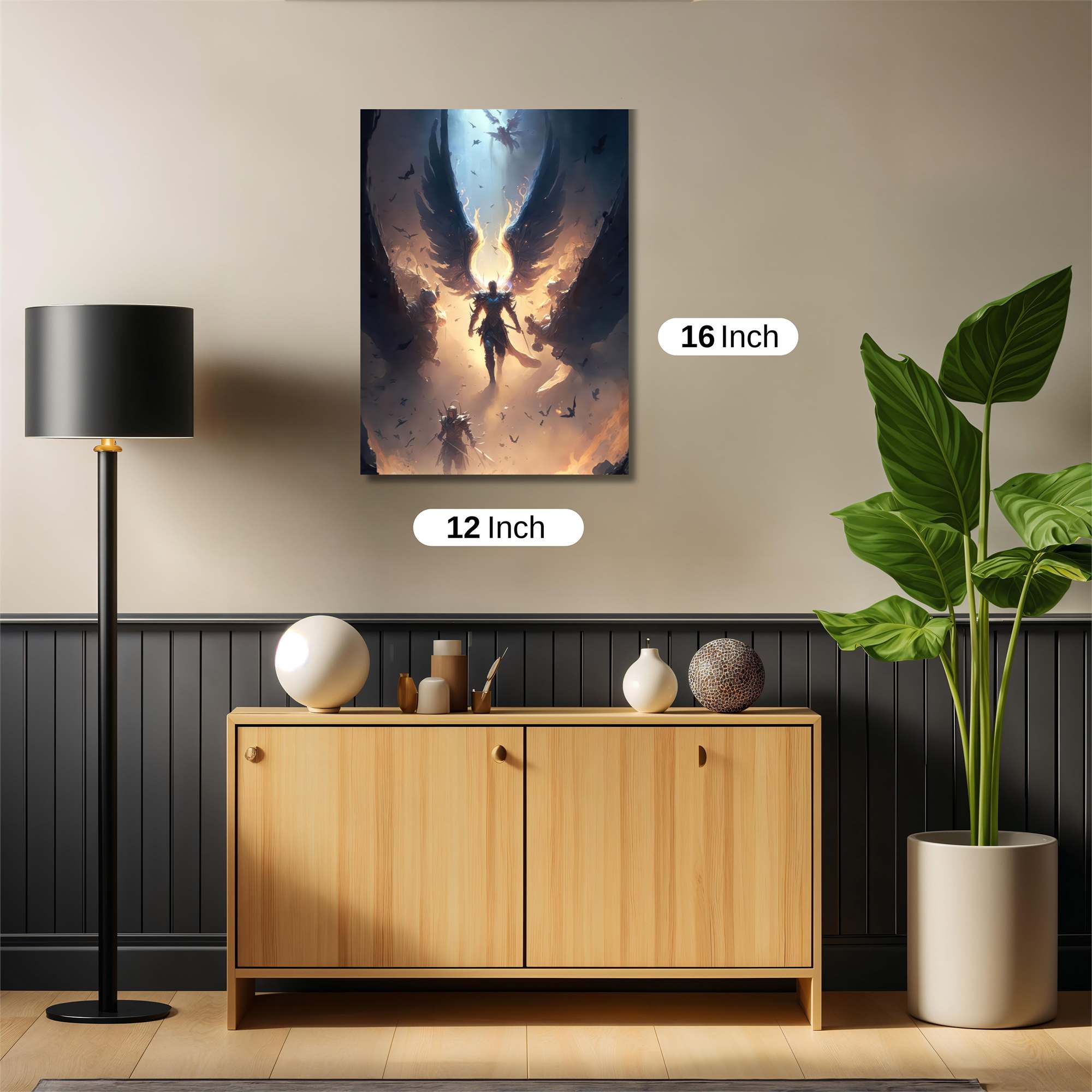 Angel Ascending Safe Wall Magnetic / M