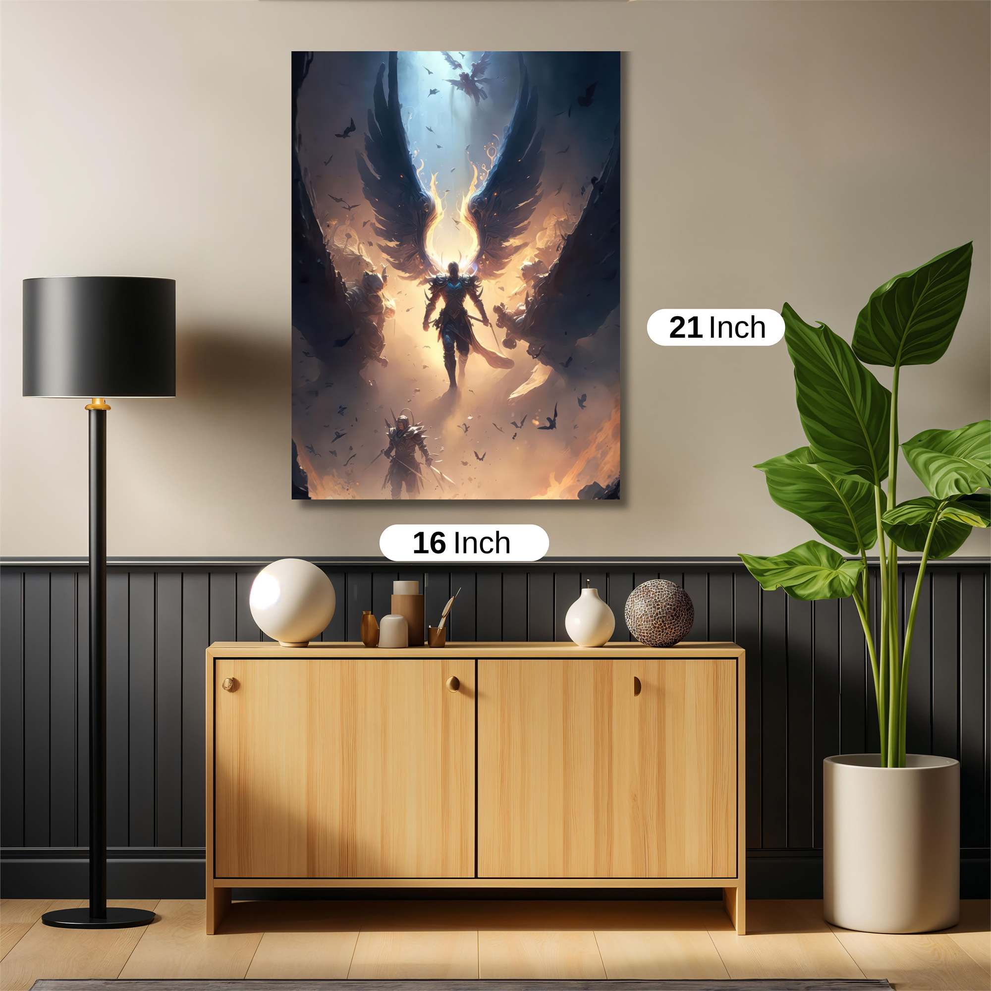 Angel Ascending Safe Wall Magnetic / M