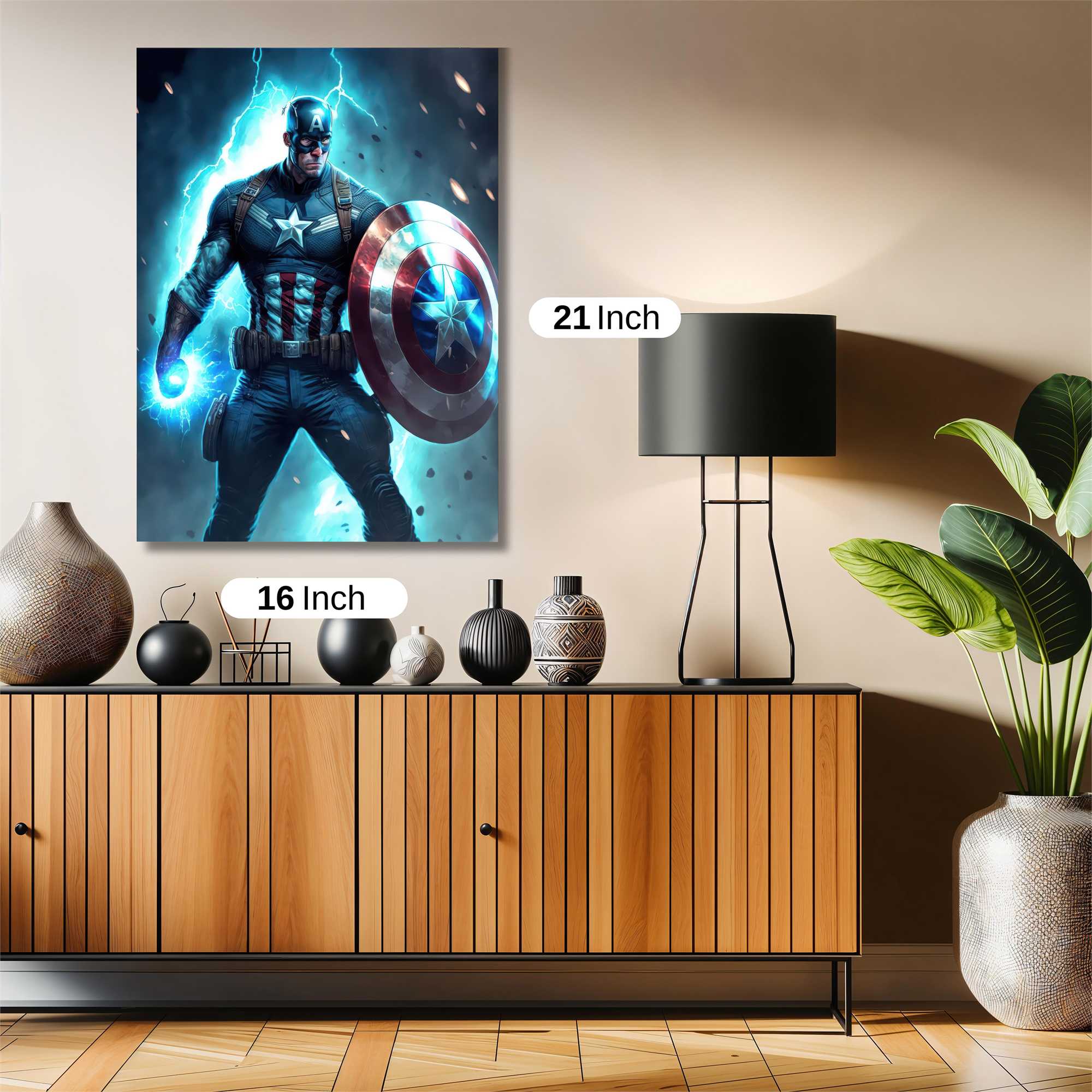 Captain Electrifying Safe Wall Magnetic / M