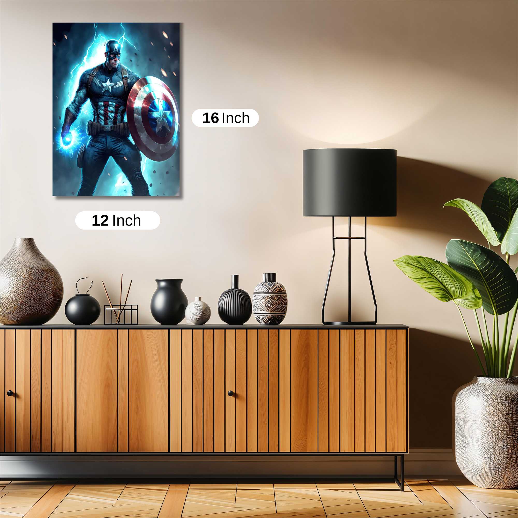 Captain Electrifying Safe Wall Magnetic / M