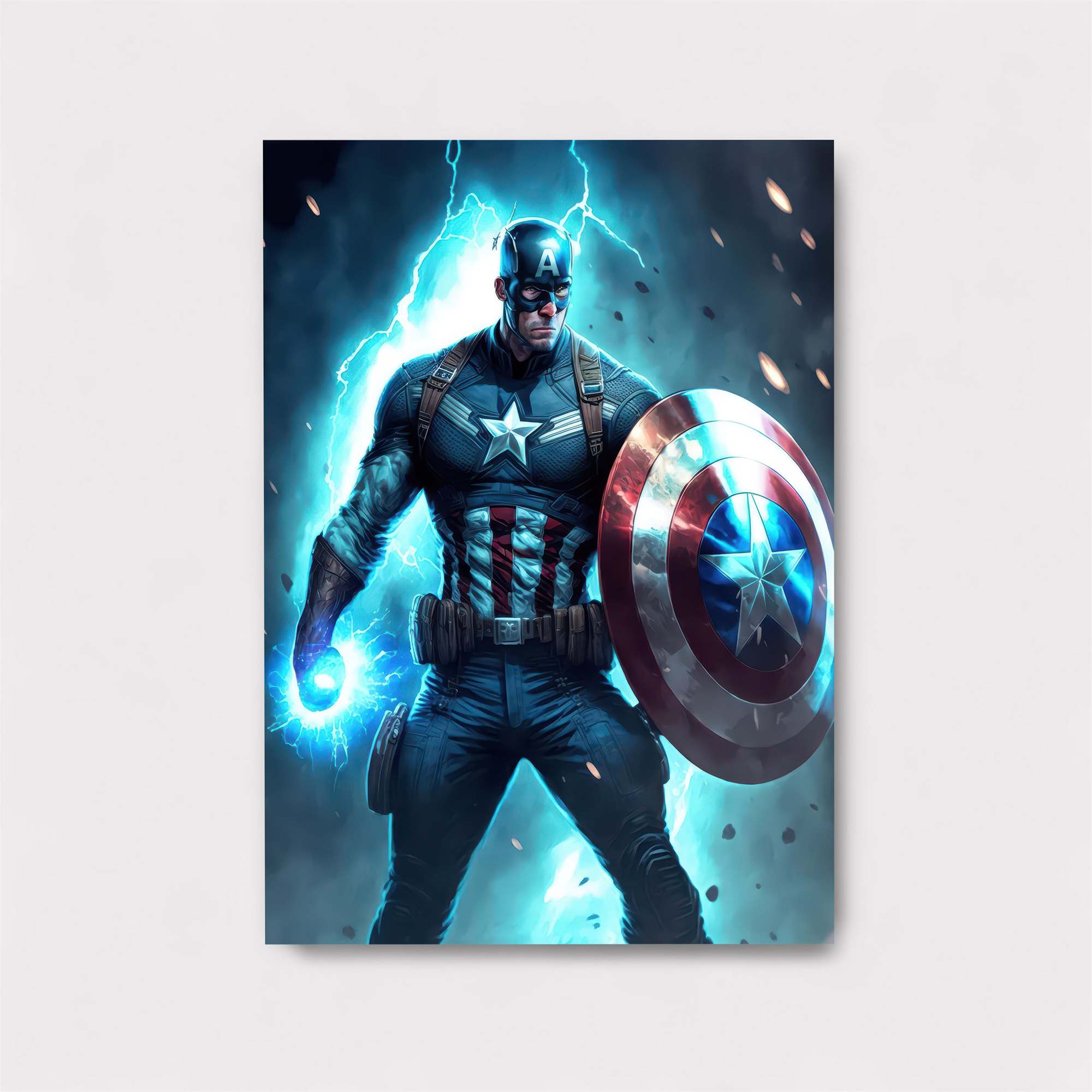 Captain Electrifying Safe Wall Magnetic / M