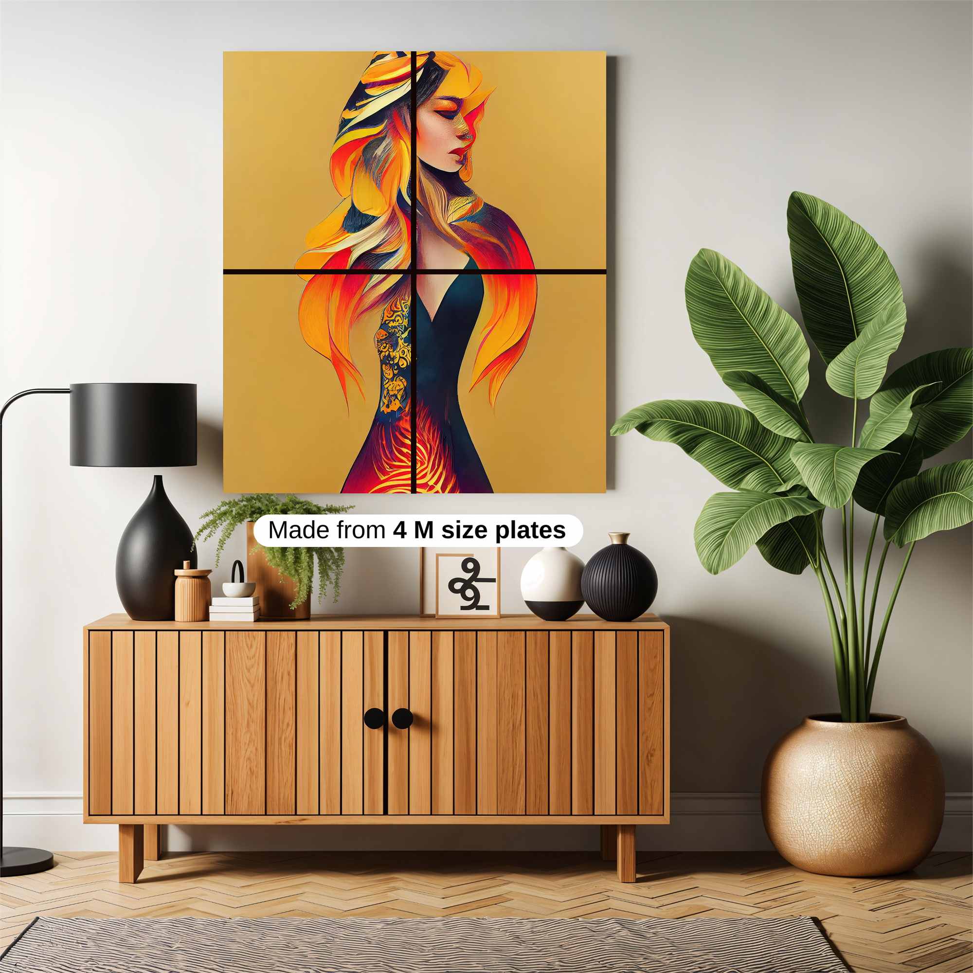 Flame Elegance Safe Wall Magnetic / M