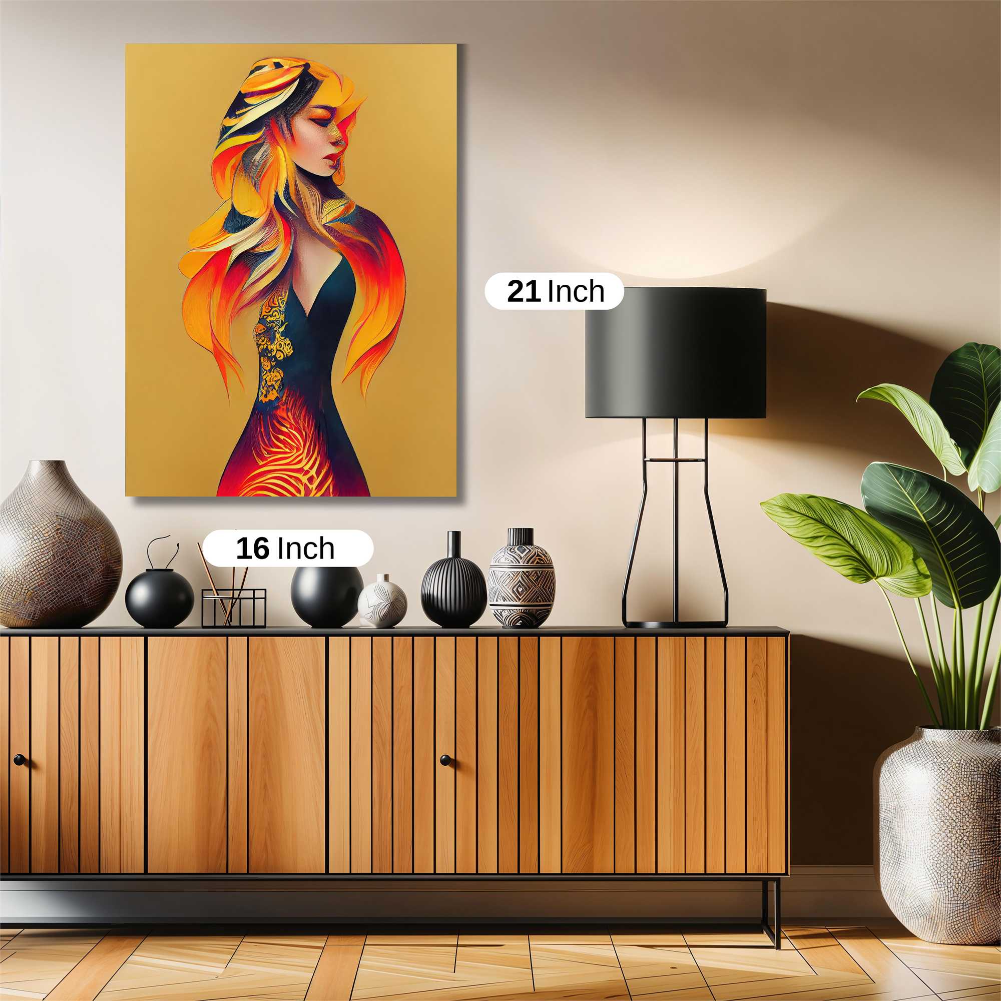 Flame Elegance Safe Wall Magnetic / M