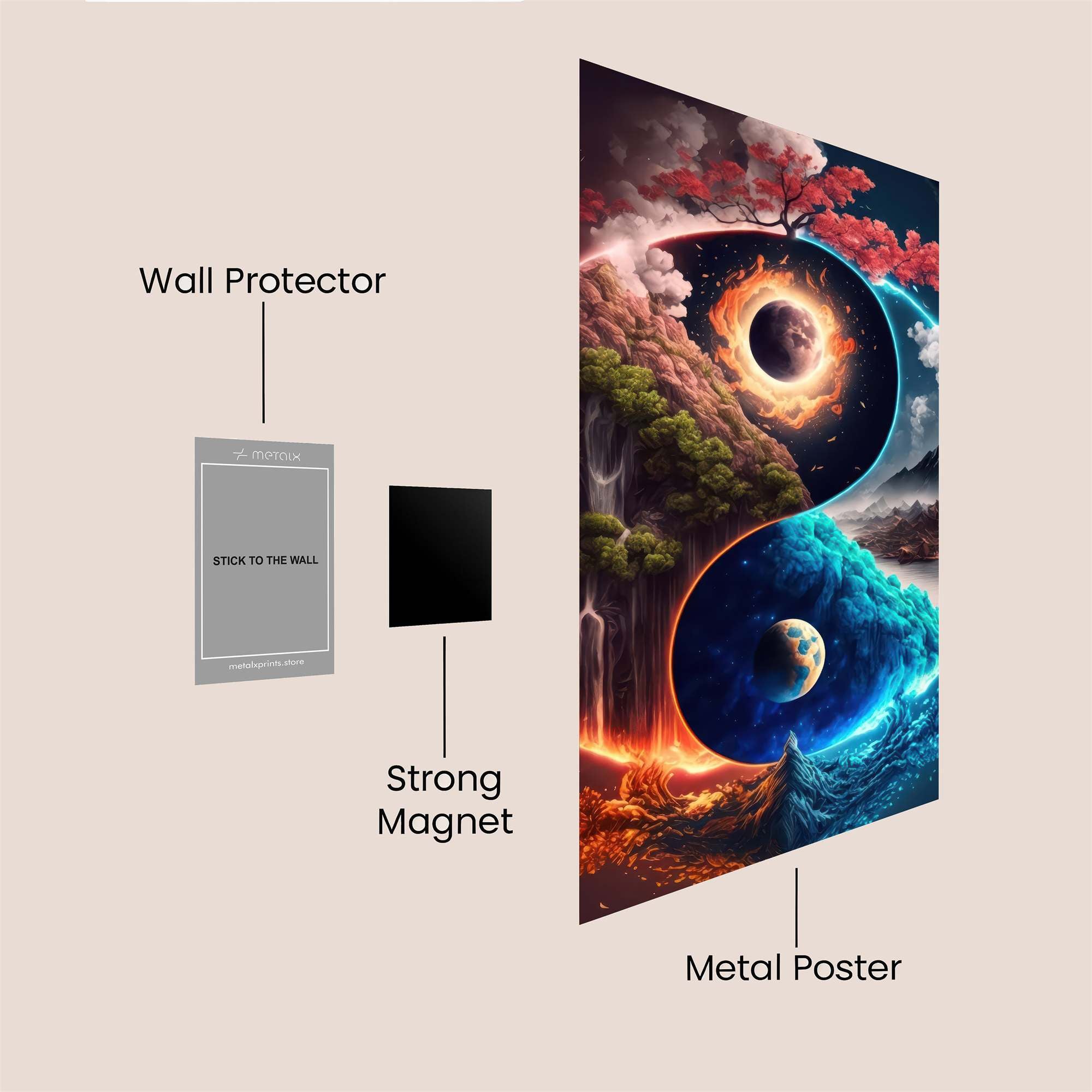 YinYang Safe Wall Magnetic / M