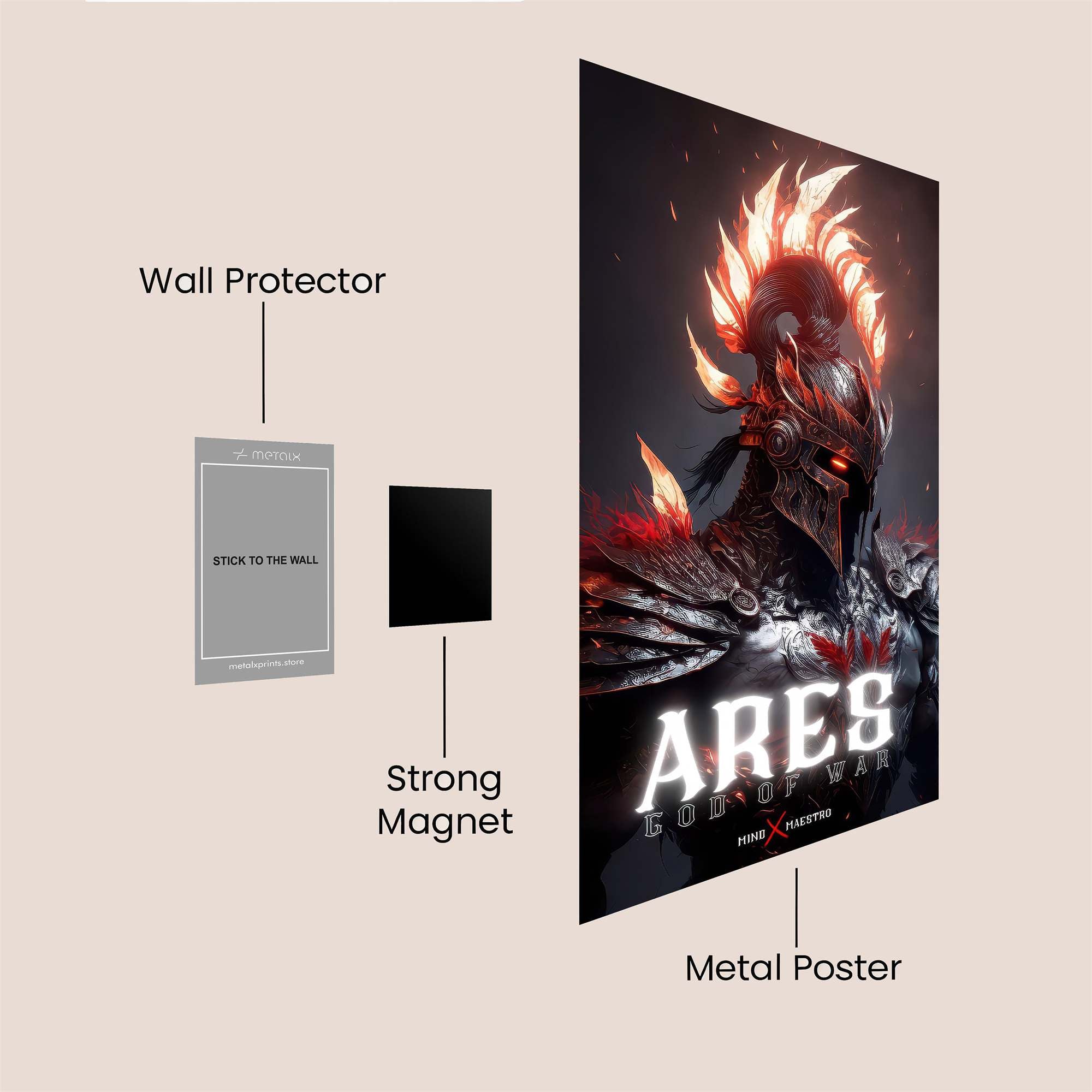 Venom Menacing Safe Wall Magnetic / M