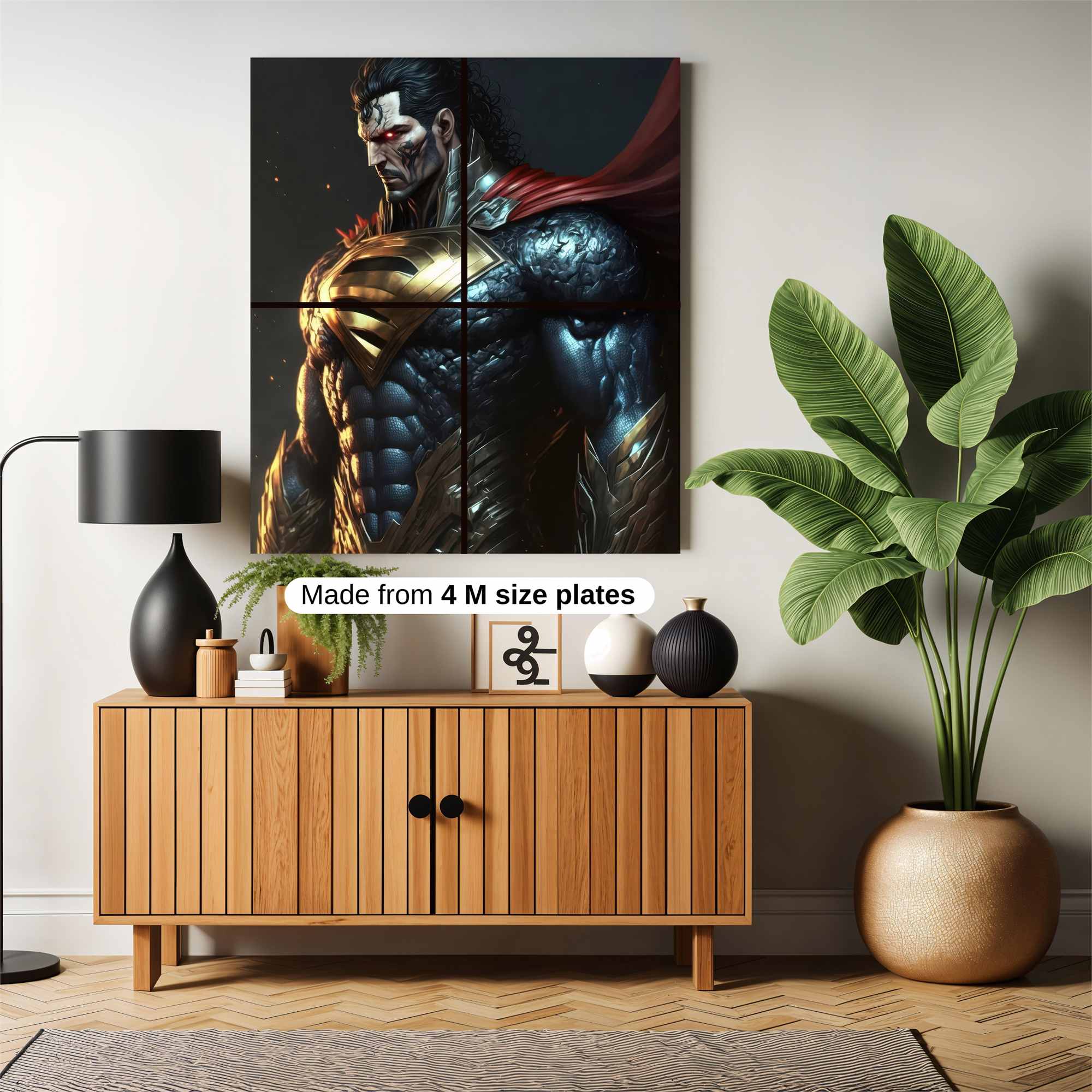 Dark Superman Safe Wall Magnetic / M