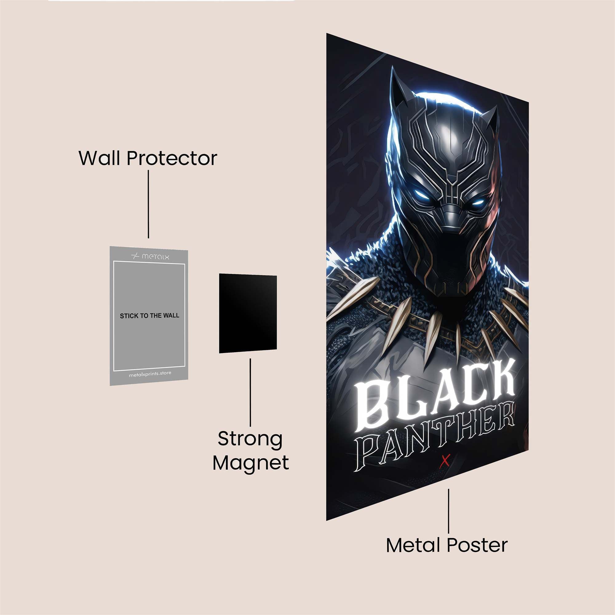 Captain Resolute Safe Wall Magnetic / M