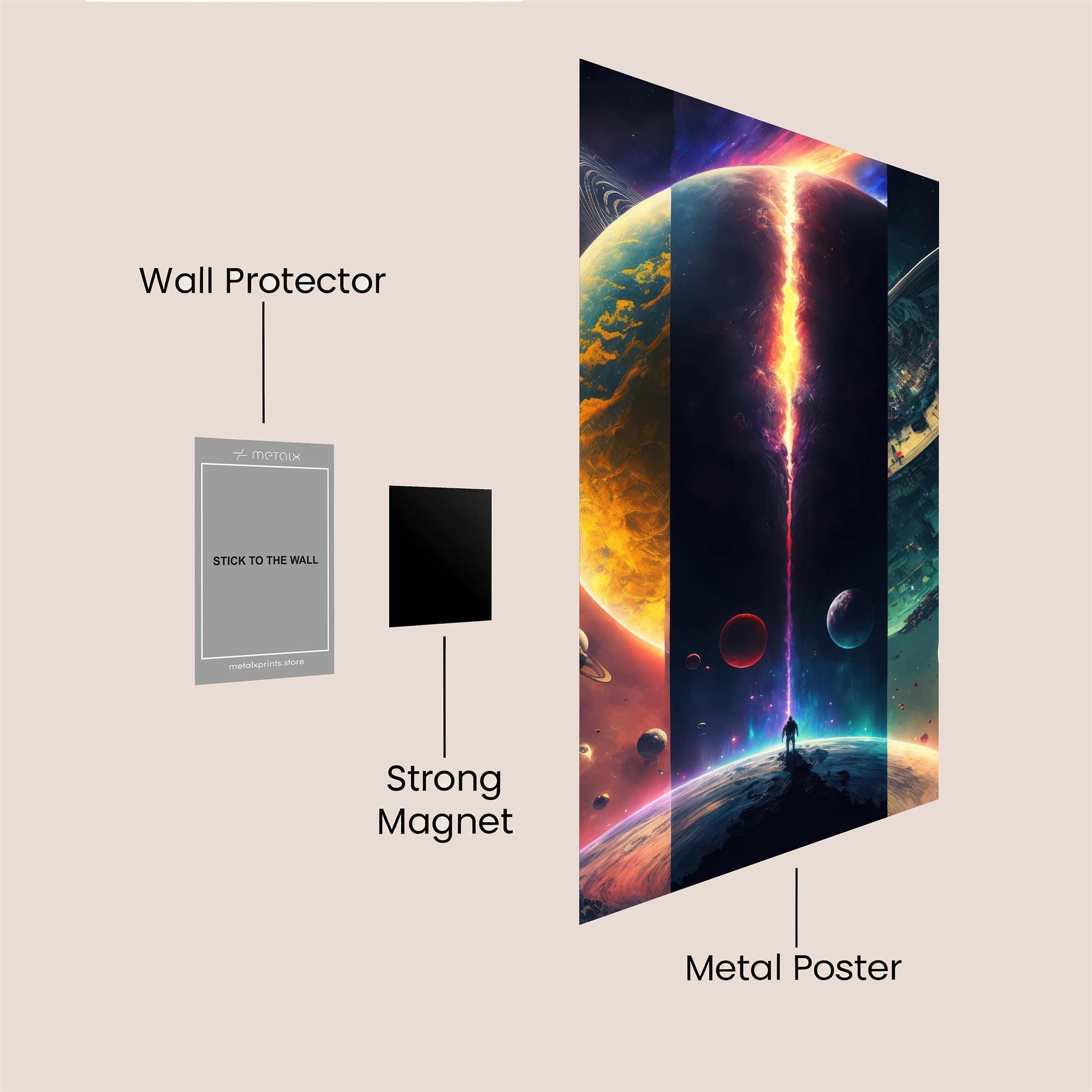 Cosmic Odyssey Safe Wall Magnetic / M