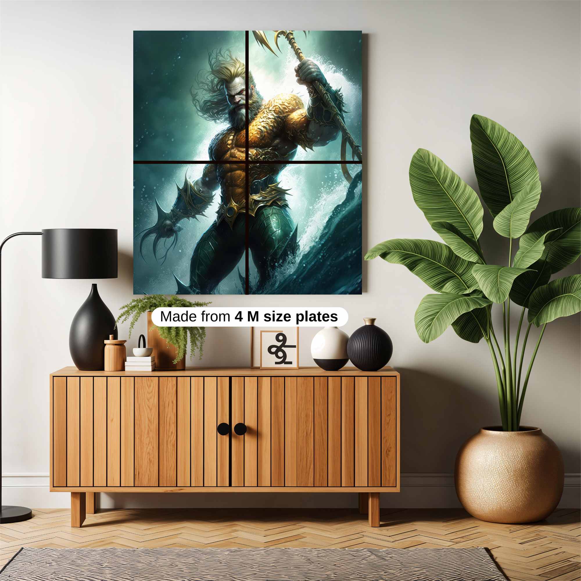 Aquaman Majestic Safe Wall Magnetic / M