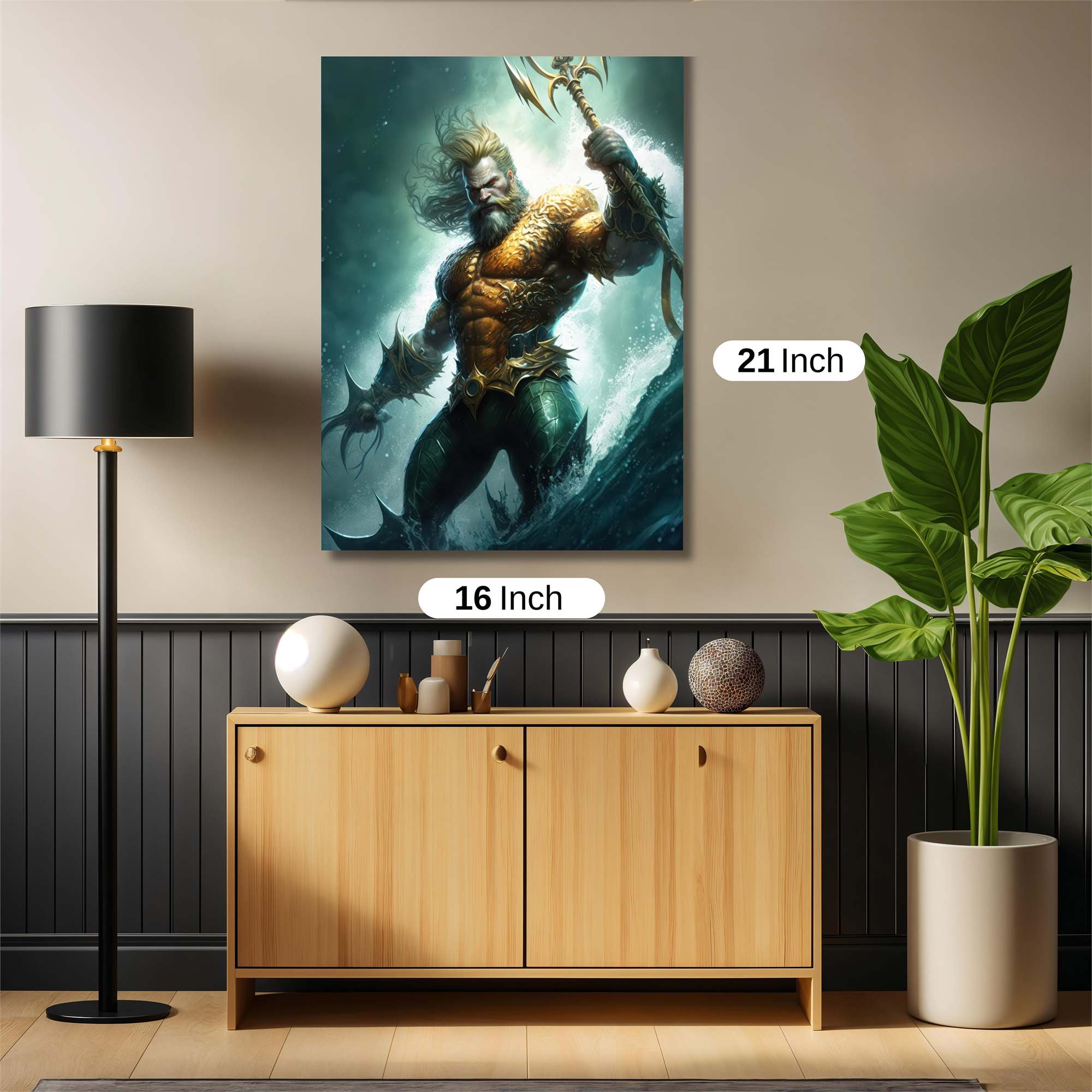 Aquaman Majestic Safe Wall Magnetic / M
