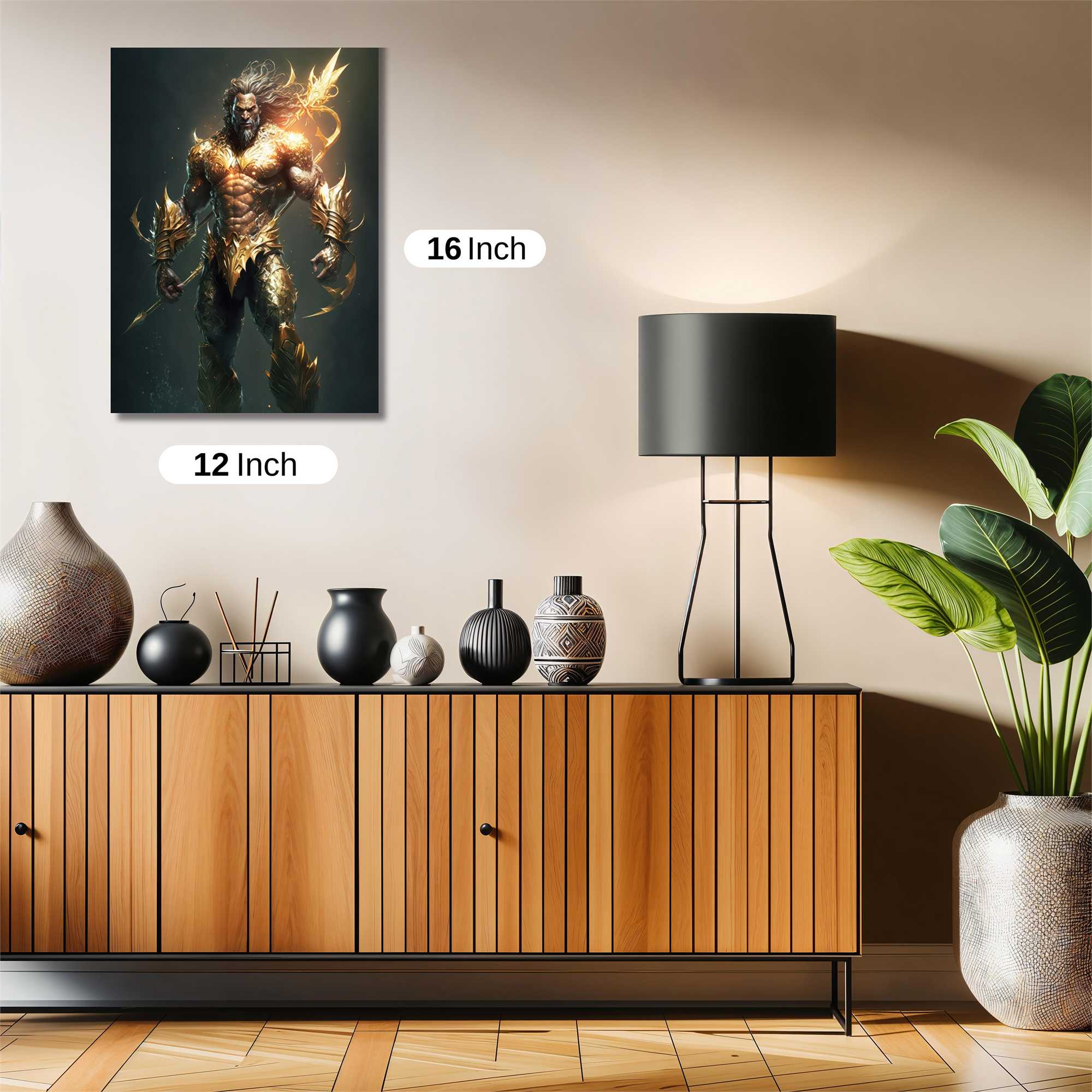 Aquaman Resplendent Safe Wall Magnetic / M