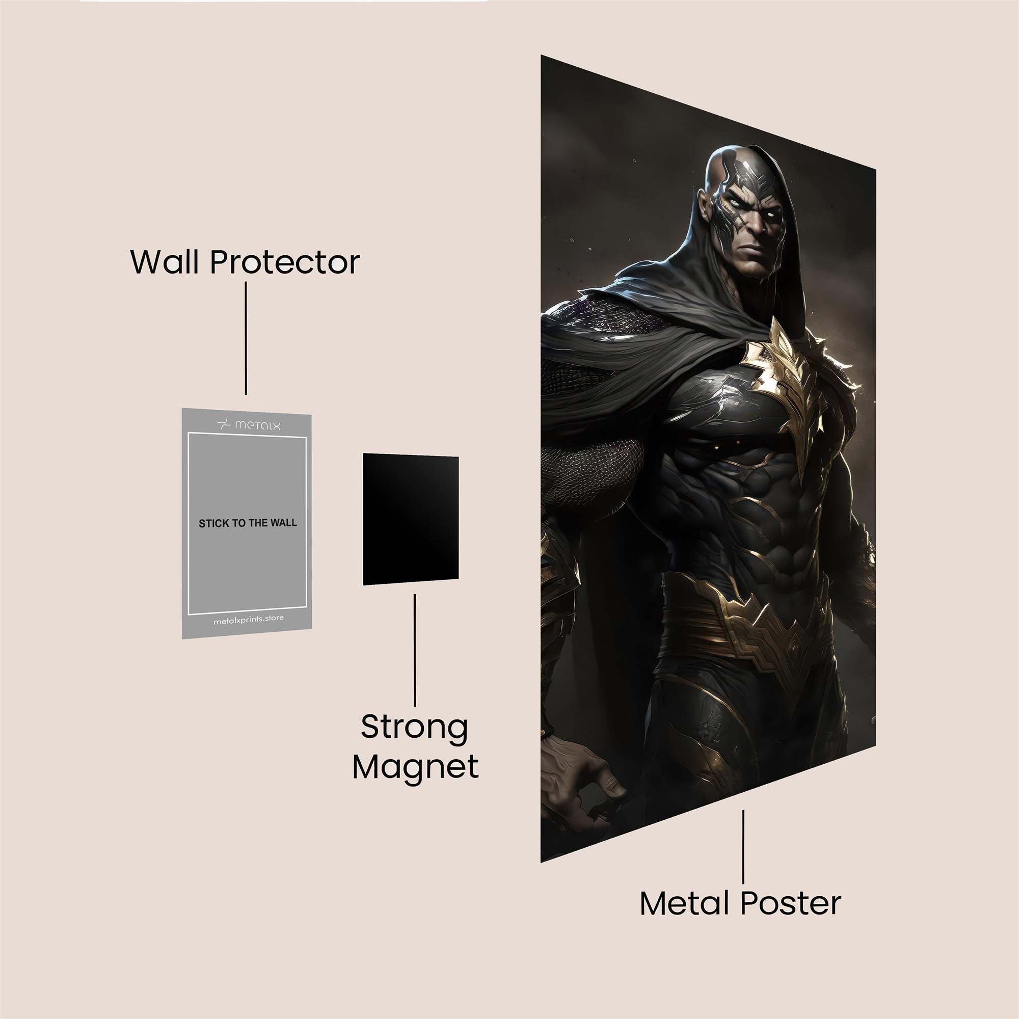 Darkseid Sinister Safe Wall Magnetic / M