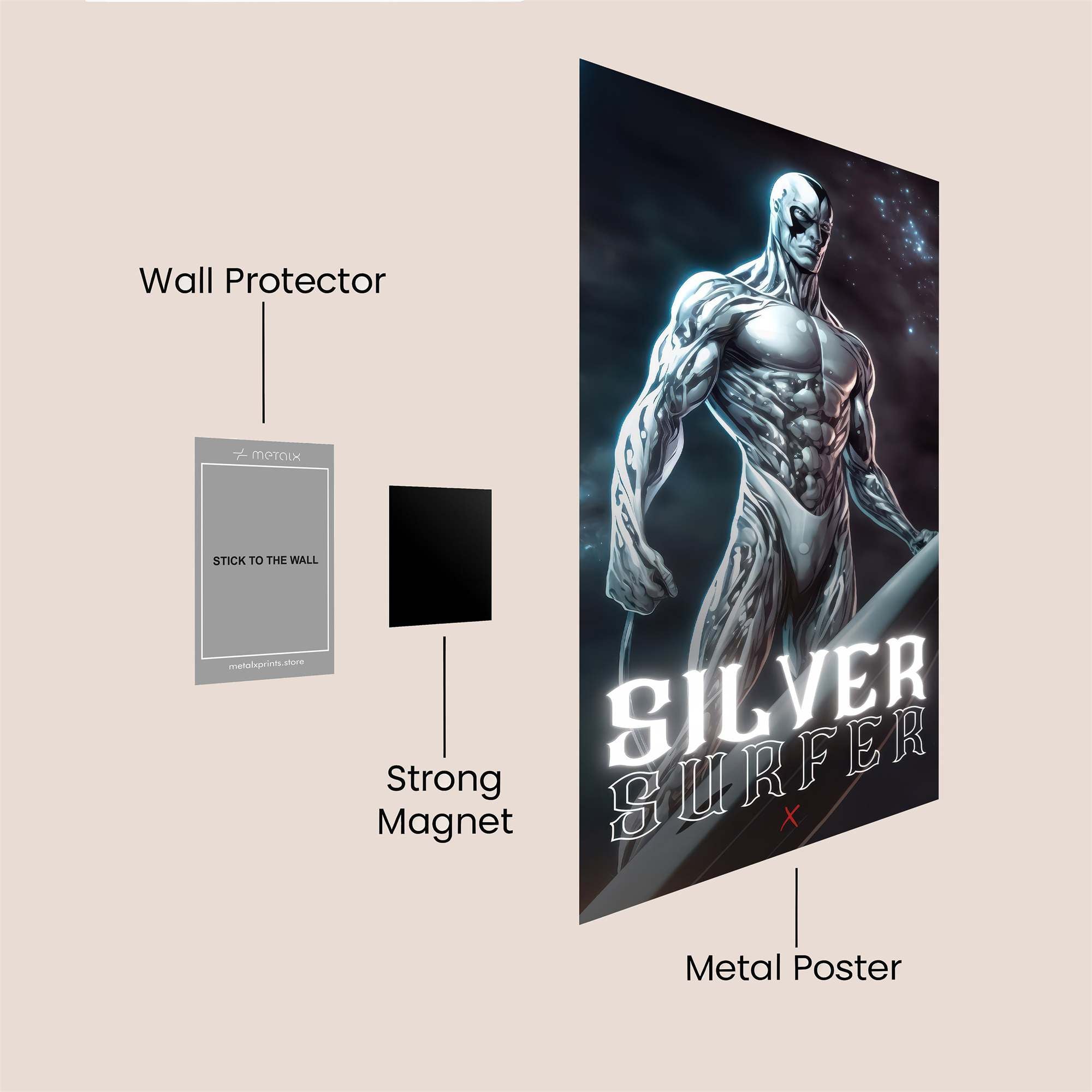 Time's Whimsy Safe Wall Magnetic / M