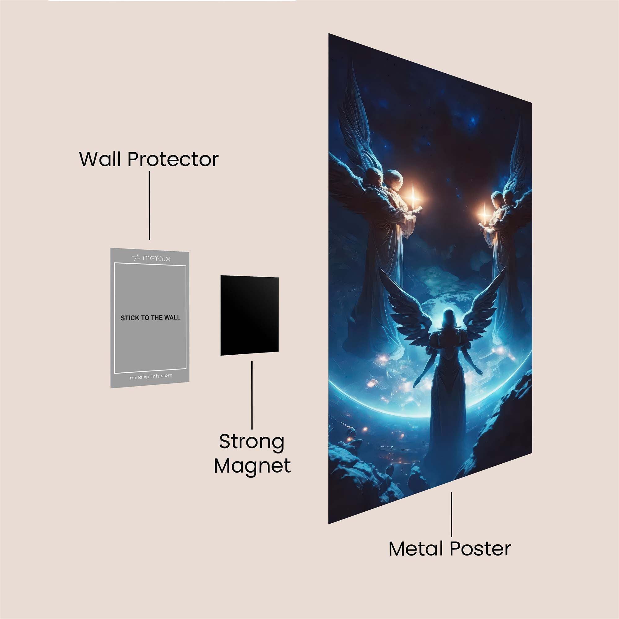 Angels Serene Safe Wall Magnetic / M