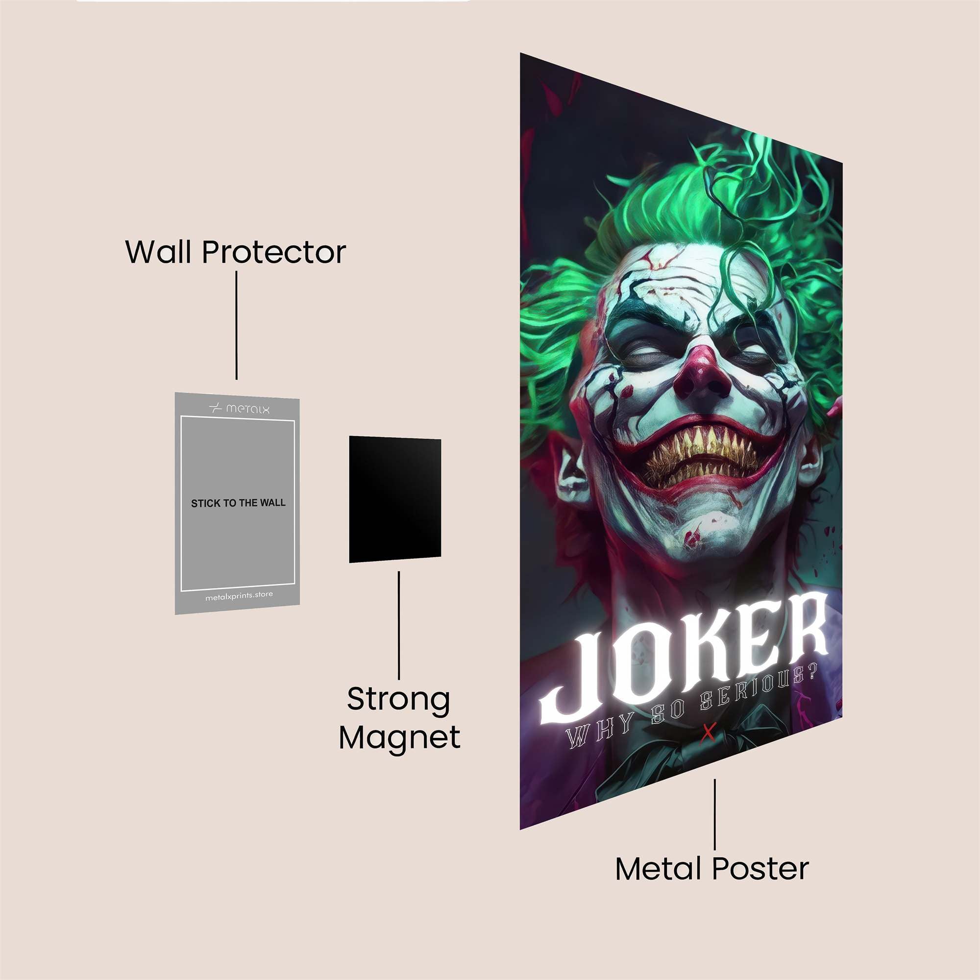 Azrael's Descent Safe Wall Magnetic / M