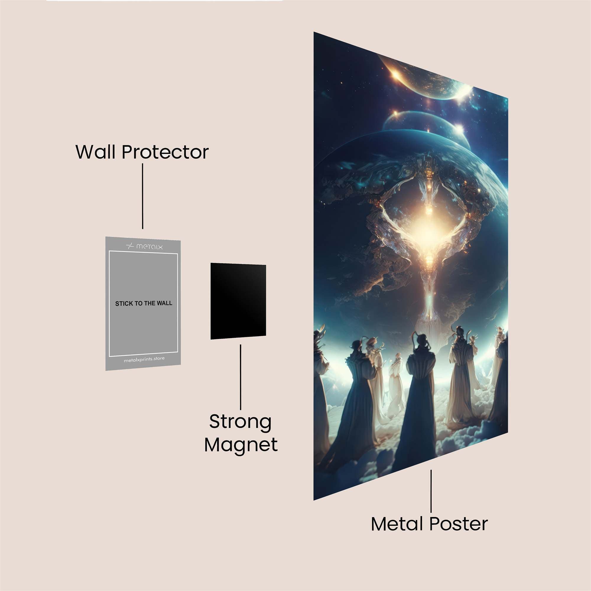 Cosmic Awakening Safe Wall Magnetic / M