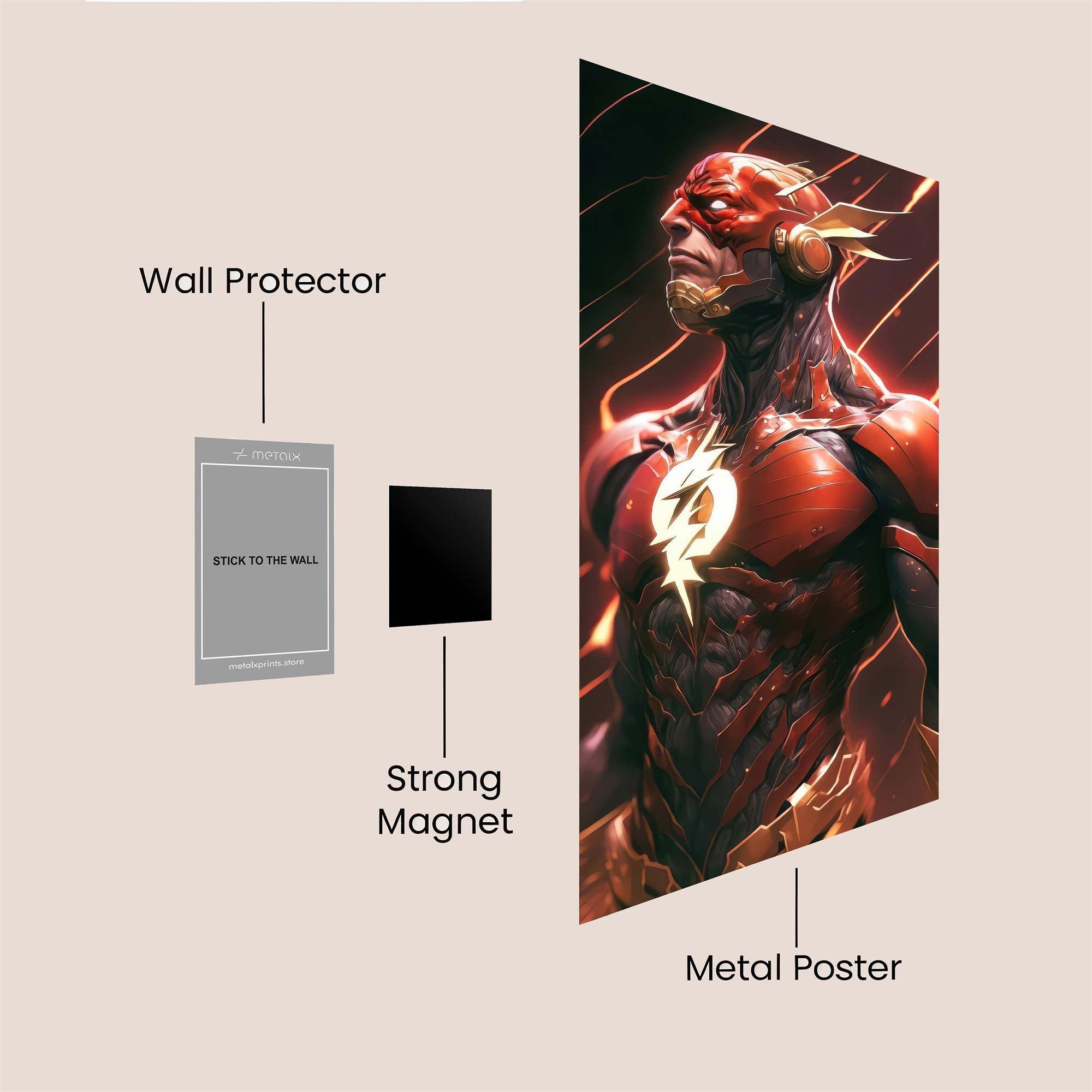 Flash Intense Safe Wall Magnetic / M