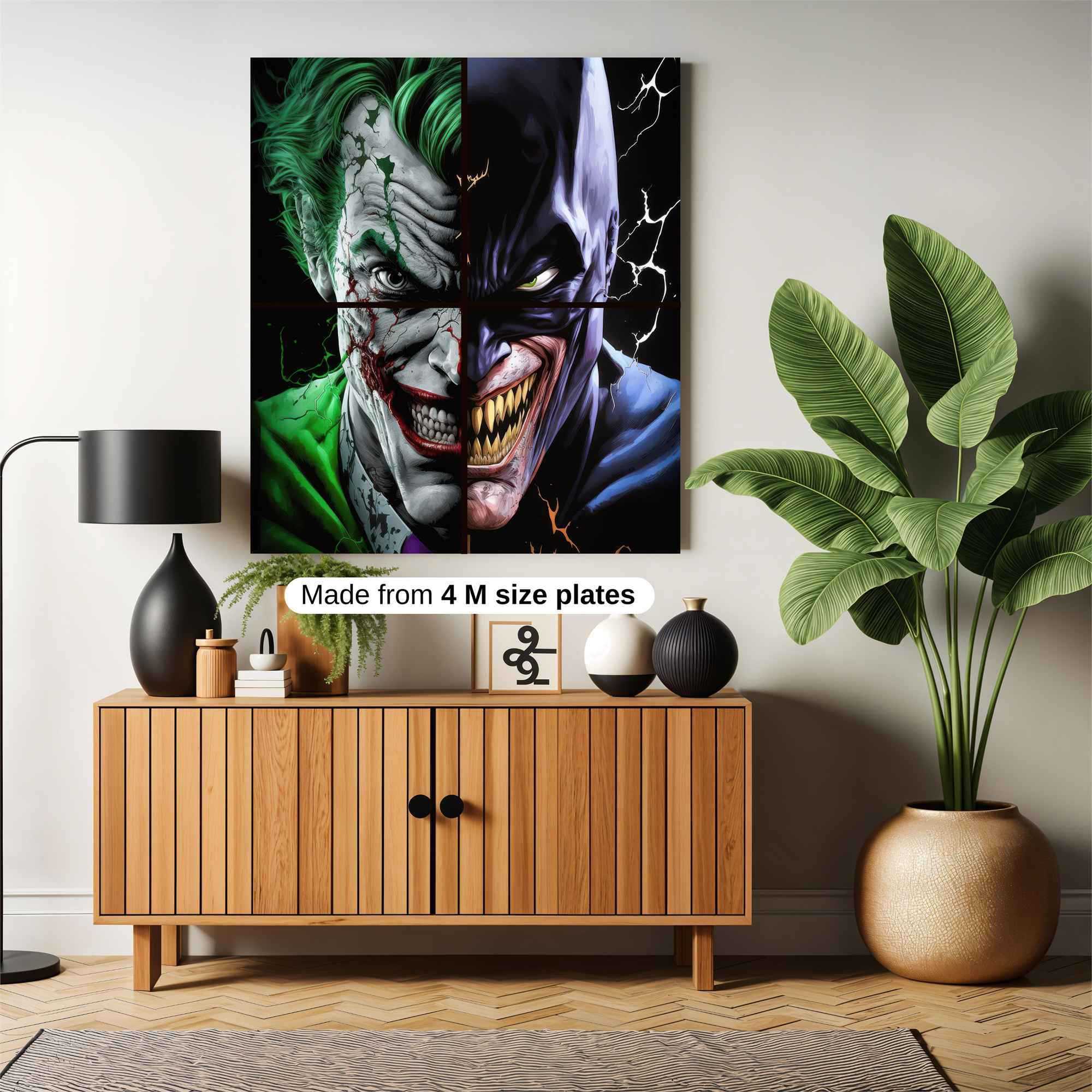 Joker-Batman Rivalry Safe Wall Magnetic / M