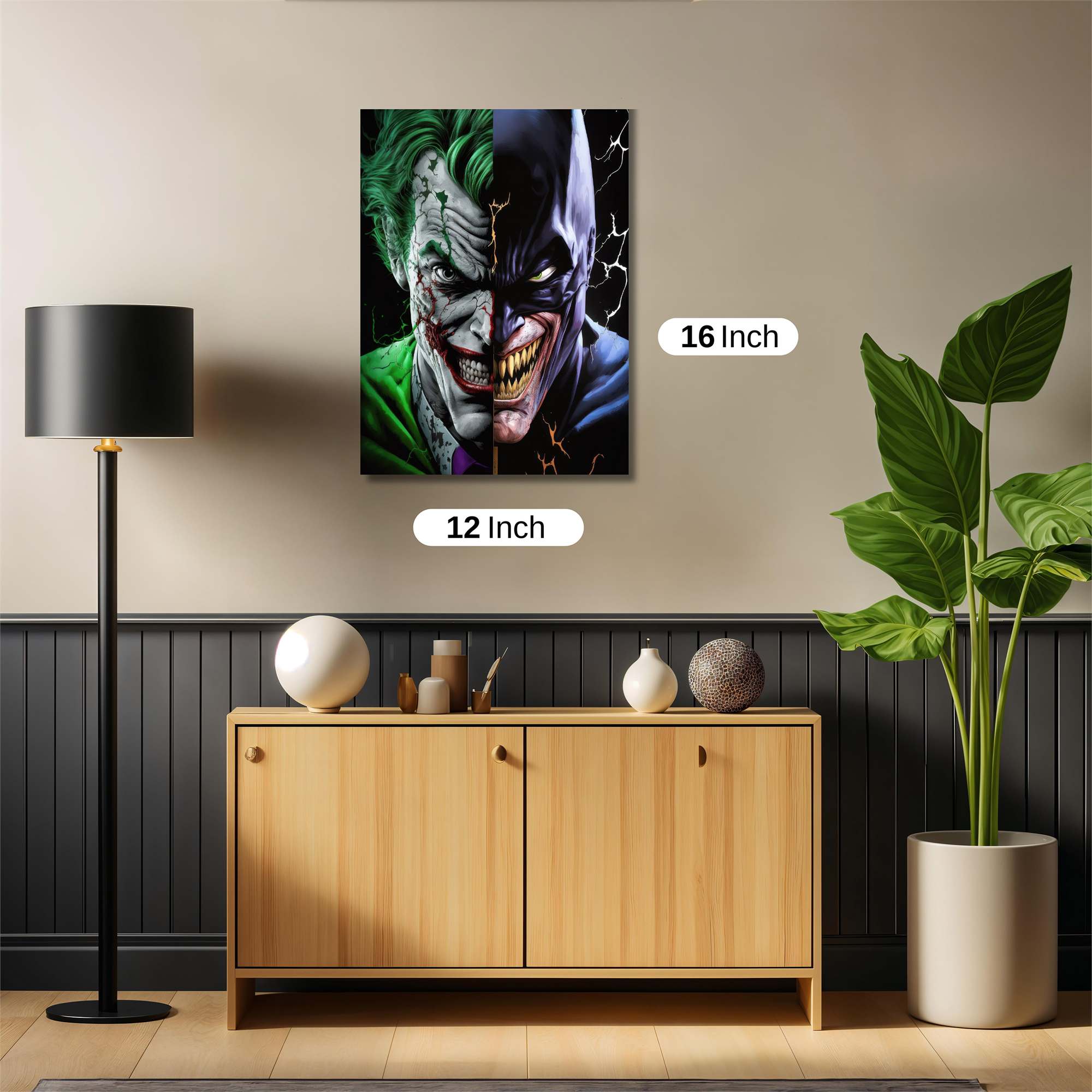 Joker-Batman Rivalry Safe Wall Magnetic / M