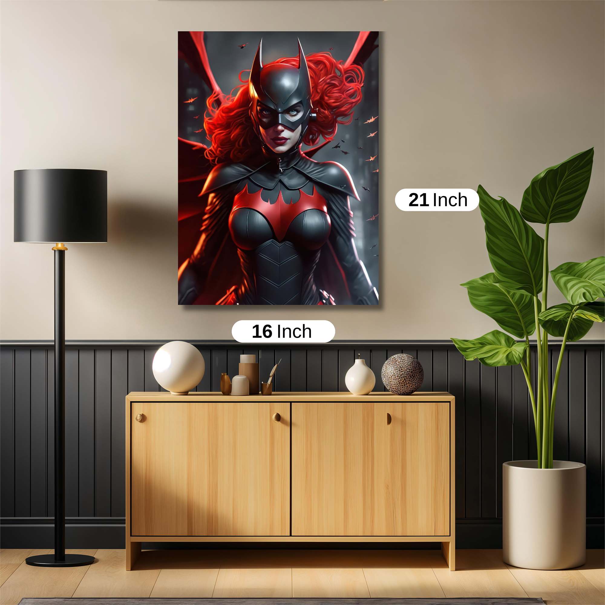 Batgirl Fierce Safe Wall Magnetic / M