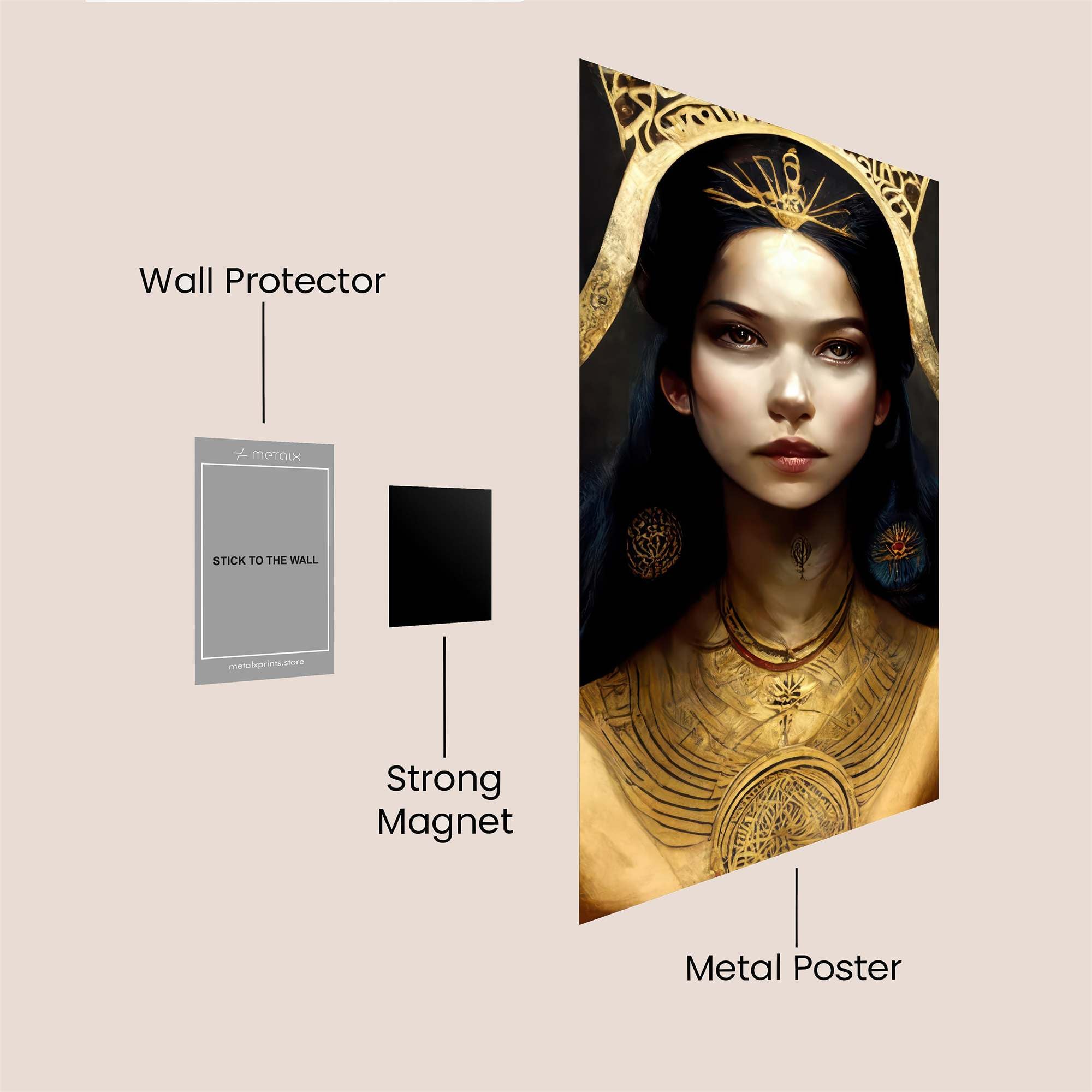 Cleopatra Regal Safe Wall Magnetic / M