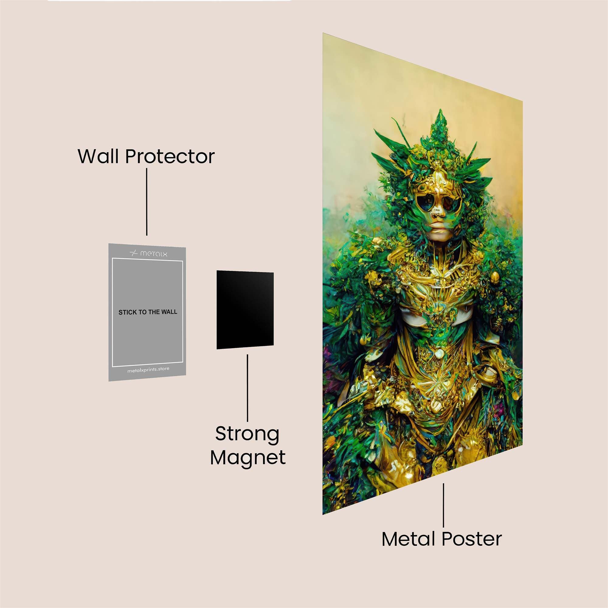 Nature's Majesty Safe Wall Magnetic / M