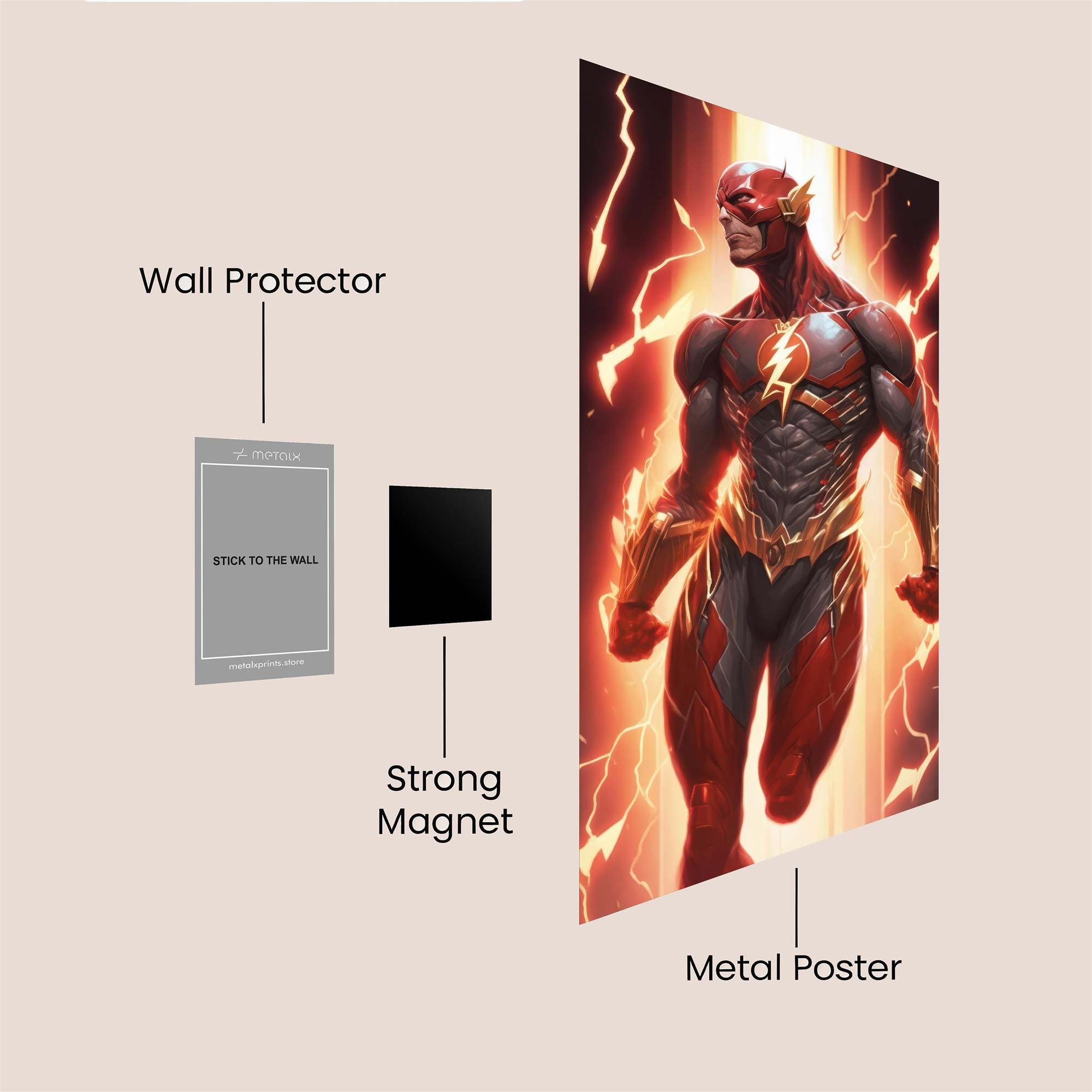 Flash Radiant Safe Wall Magnetic / M