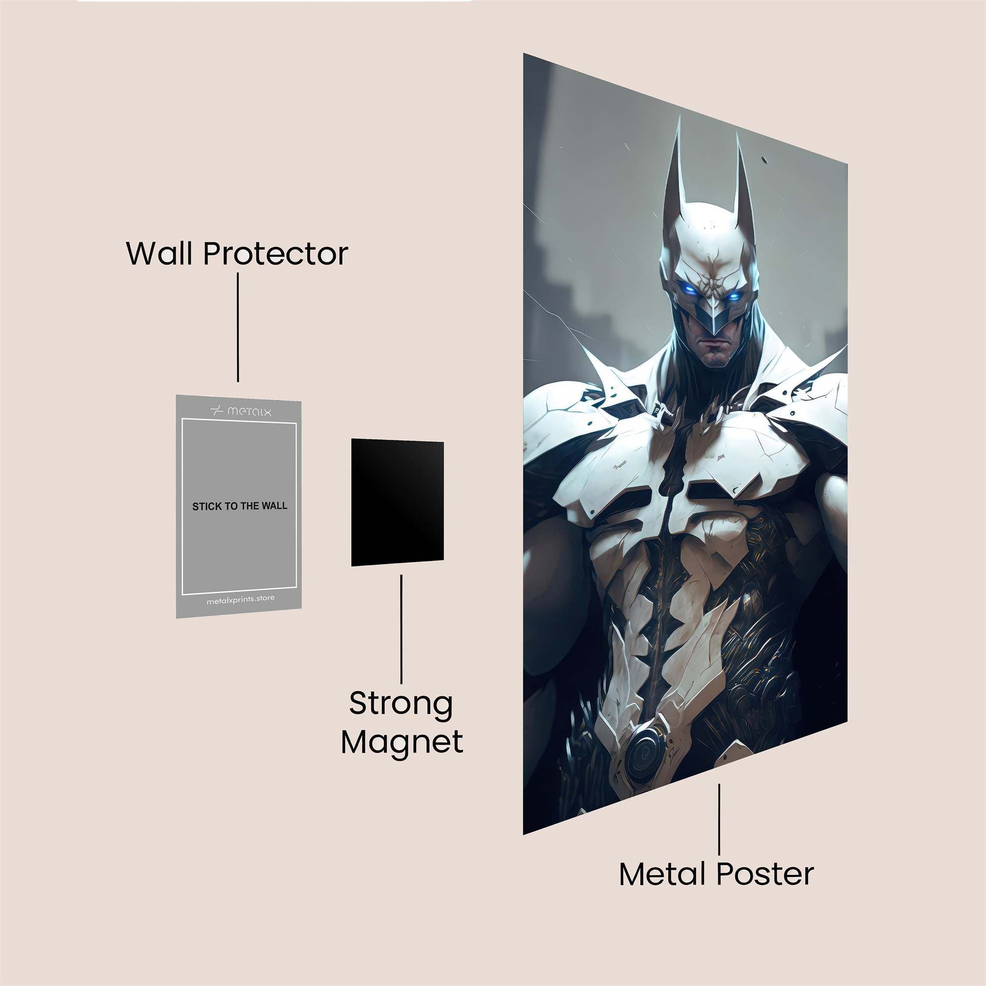 Batman Intimidating Safe Wall Magnetic / M