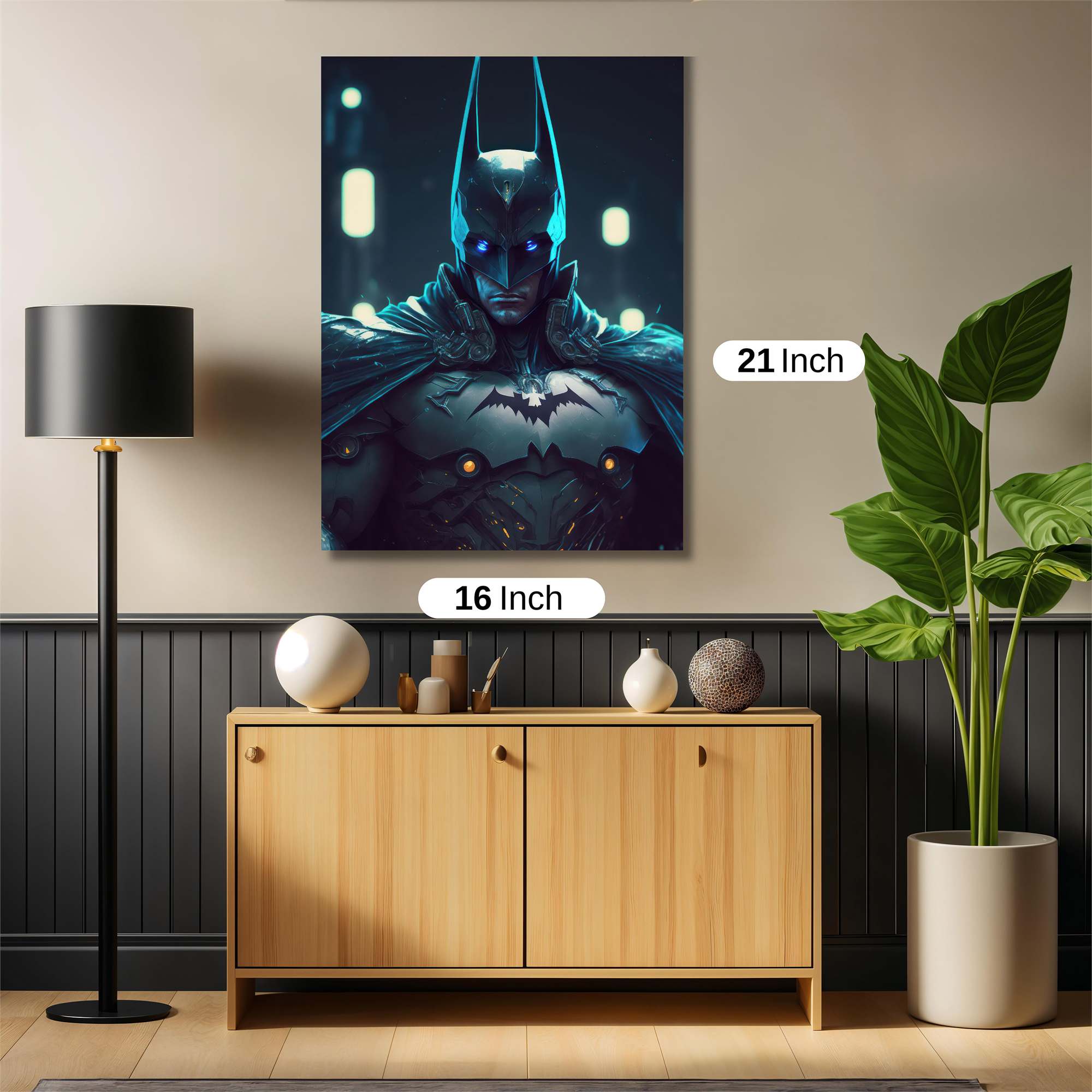 Batman Intense Safe Wall Magnetic / M