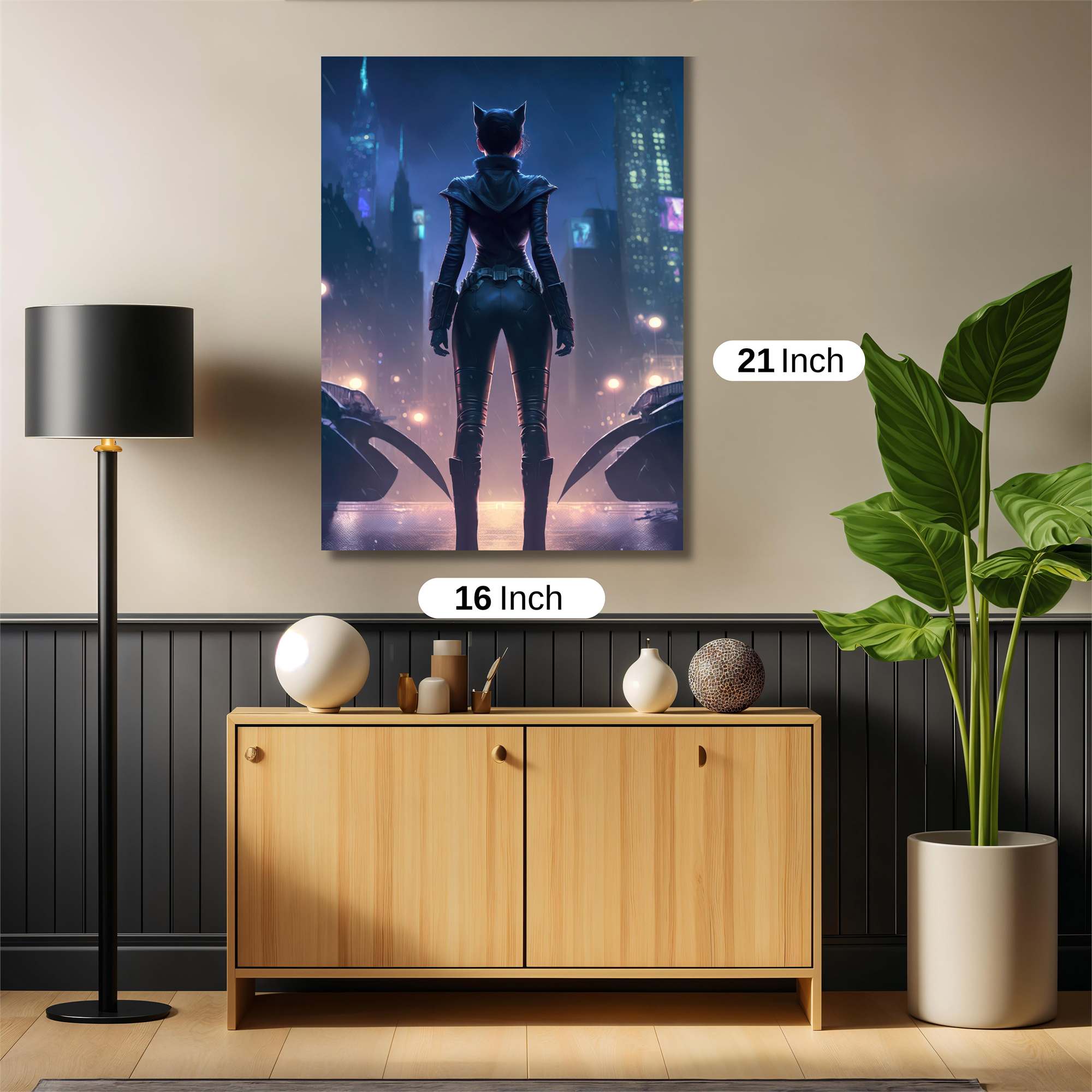 Catwoman Stealth Safe Wall Magnetic / M